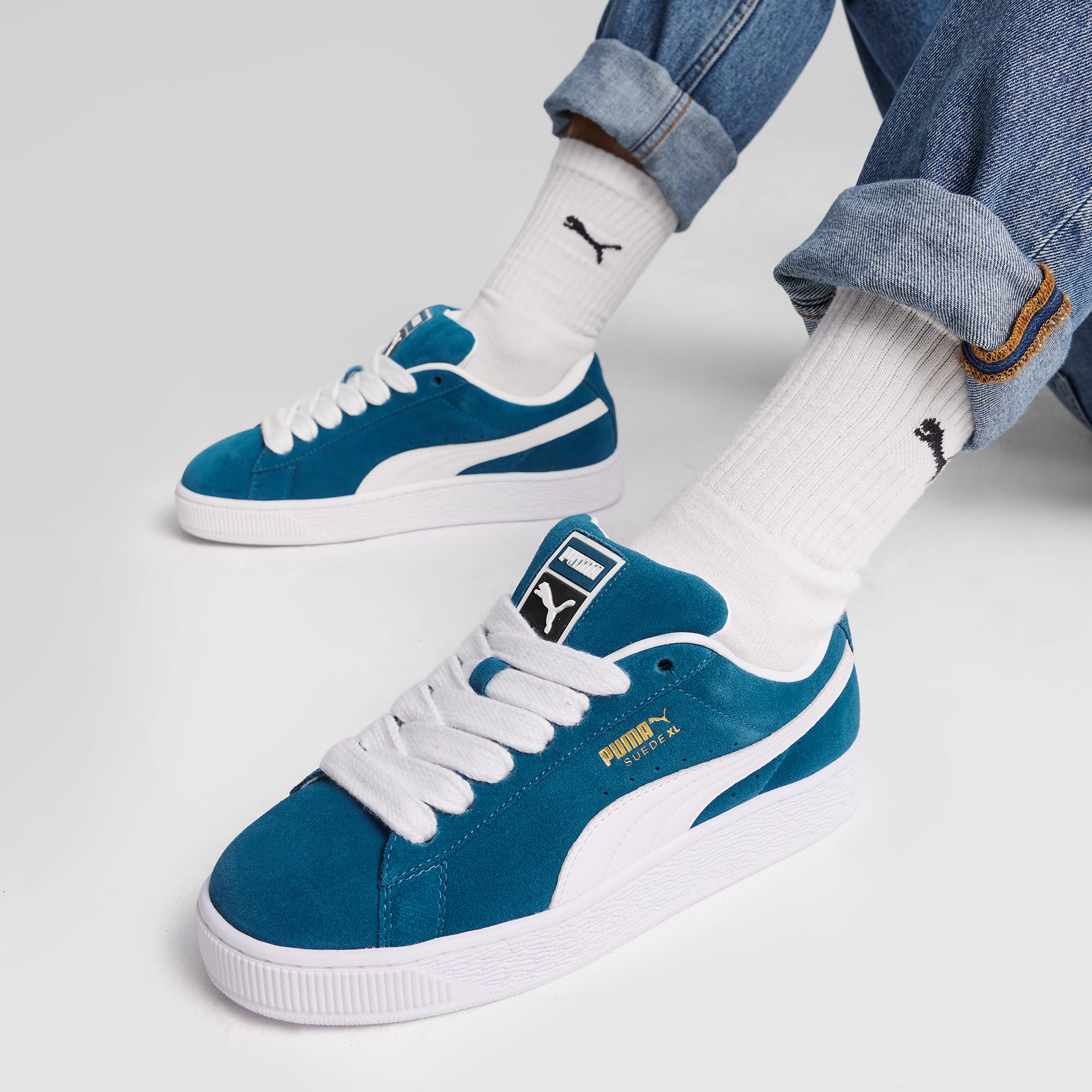 Sneakers Suede XL Unisexe, Ocean Tropic-PUMA White, large
