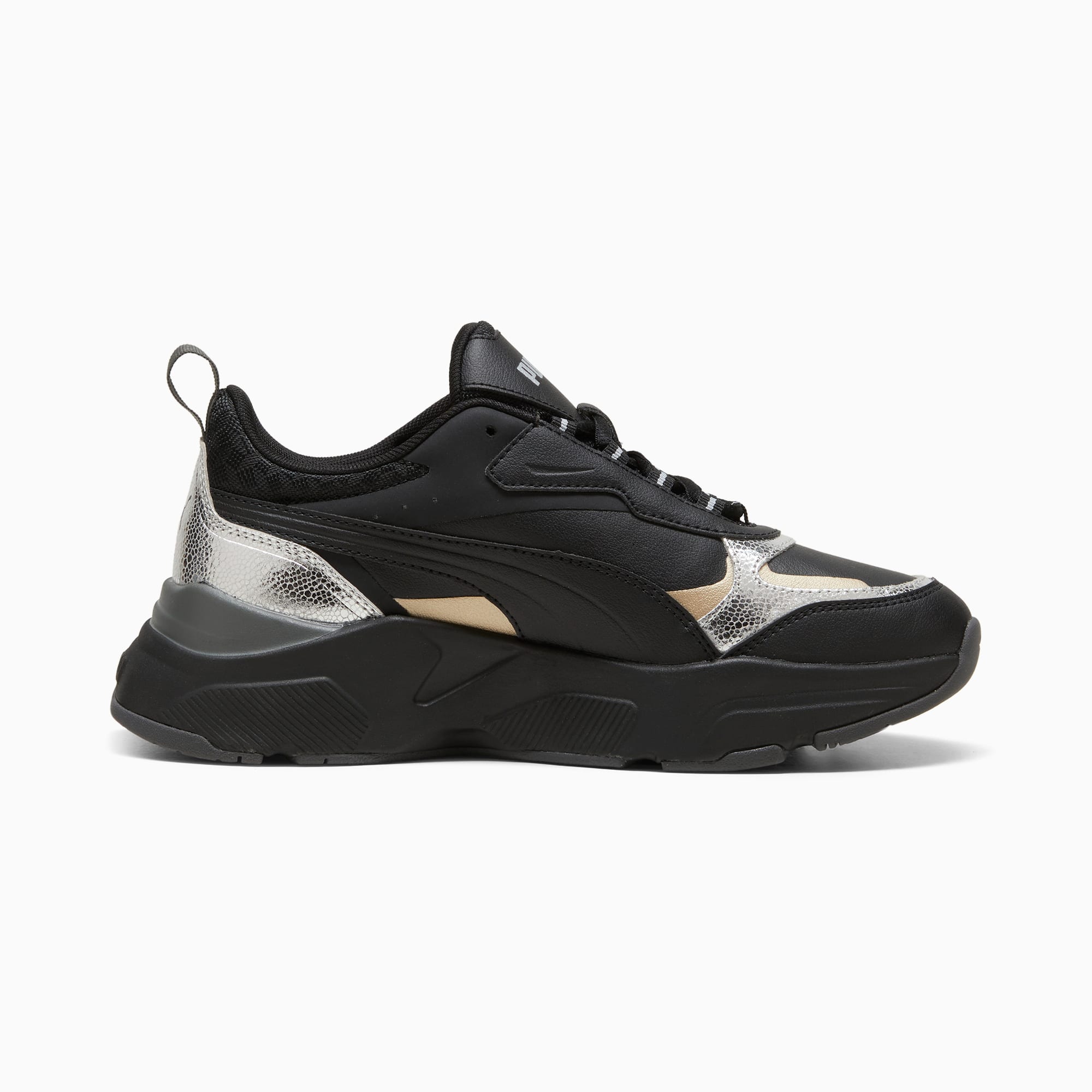 Shiny black puma shoes clearance