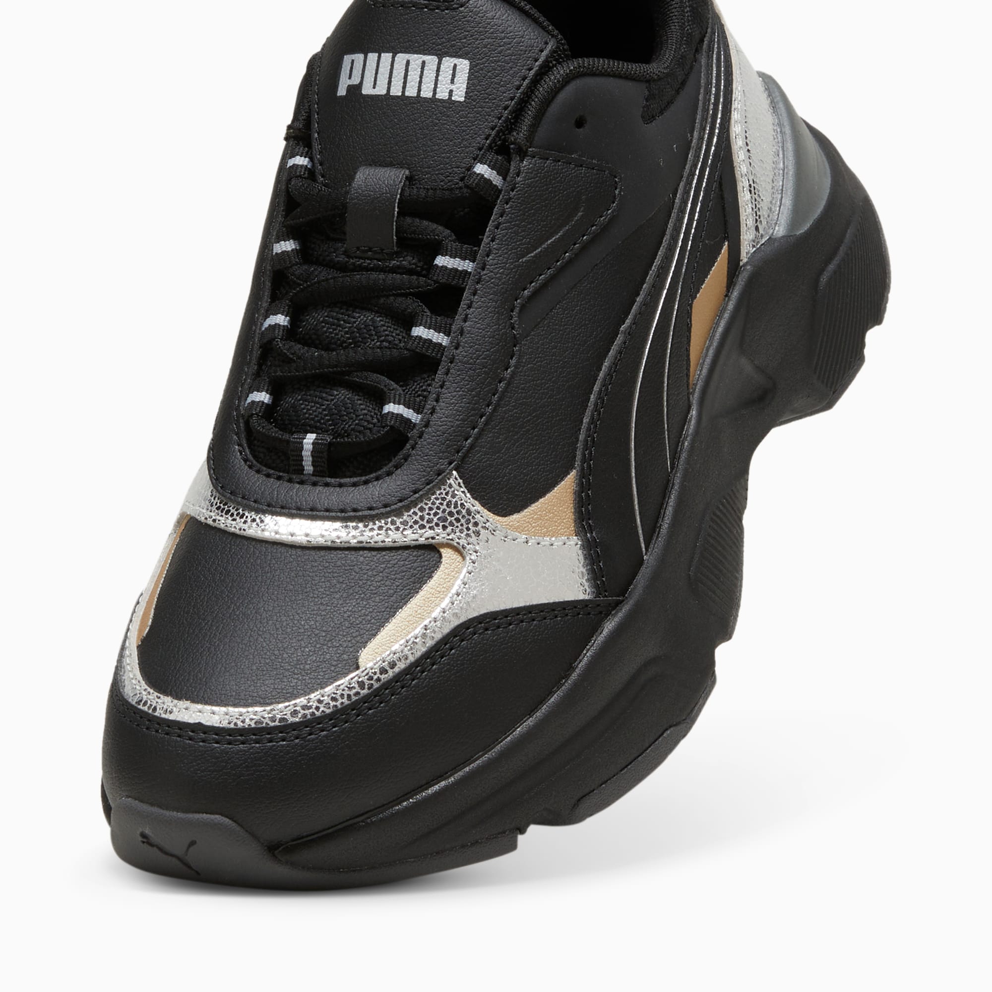 Shiny black puma shoes hotsell