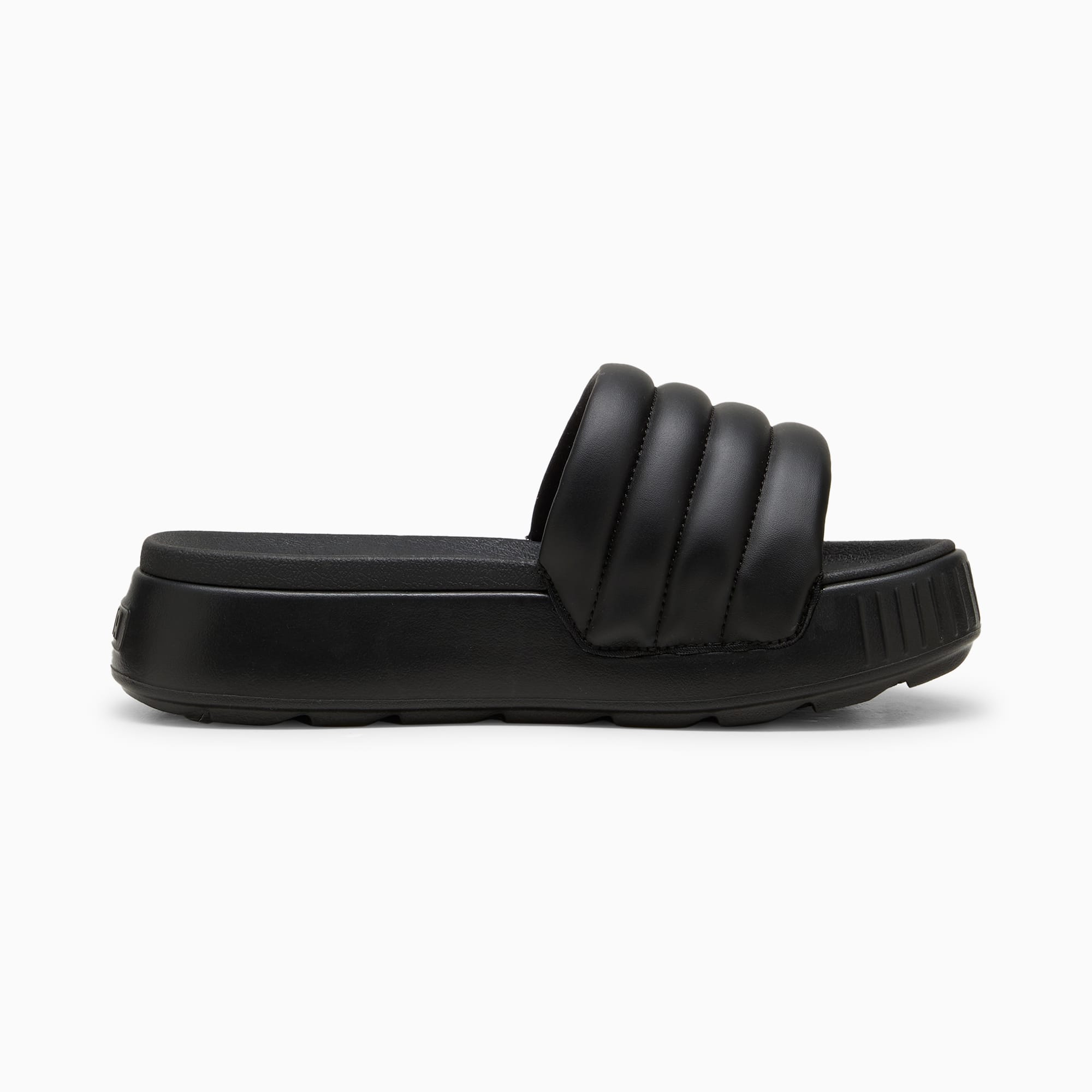 PUMA★KARMEN SLIDE PUFFY WNS★厚底★BLACK Karmen Puffy Women's Slides | PUMA