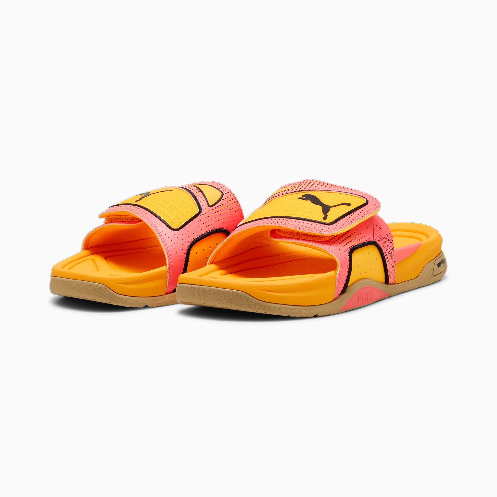 【PUMA】Dream NITRO Future Slides PUMA Dream NITRO Slide Future Unisex Fast Yellow/White