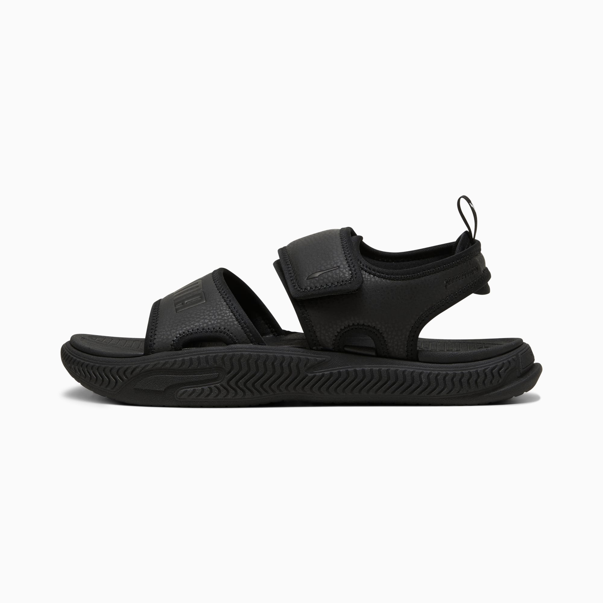 All black puma slides hotsell