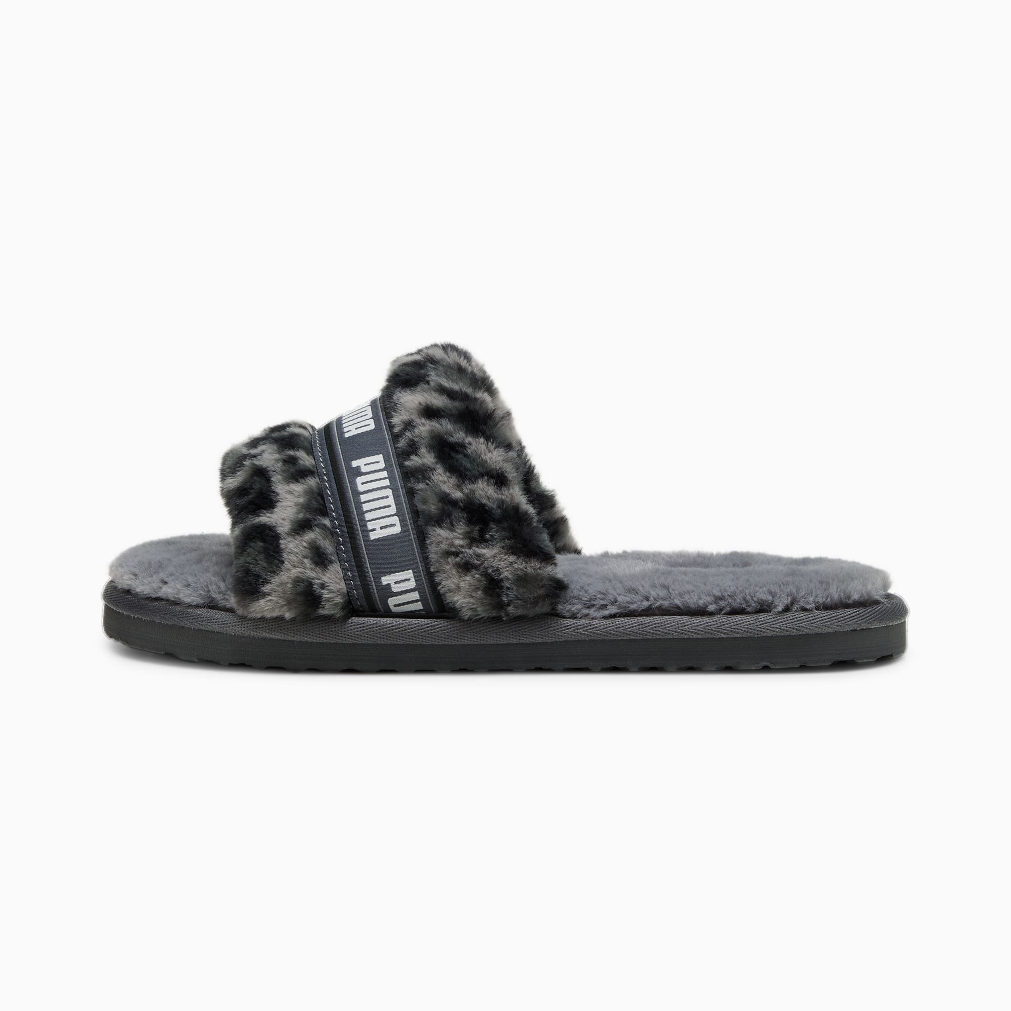 Puma fur slippers 2025 grey