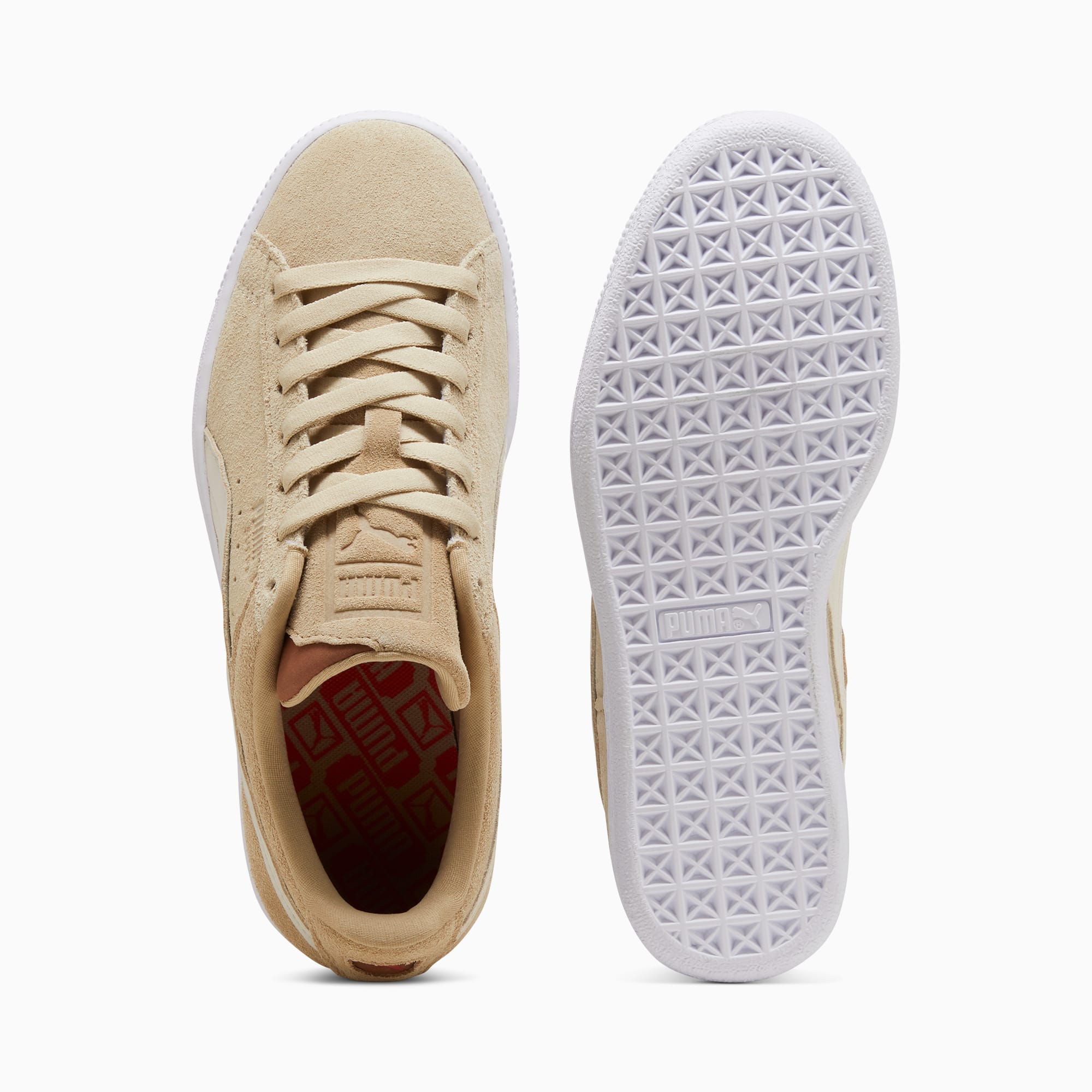 Puma suede all white femme sales