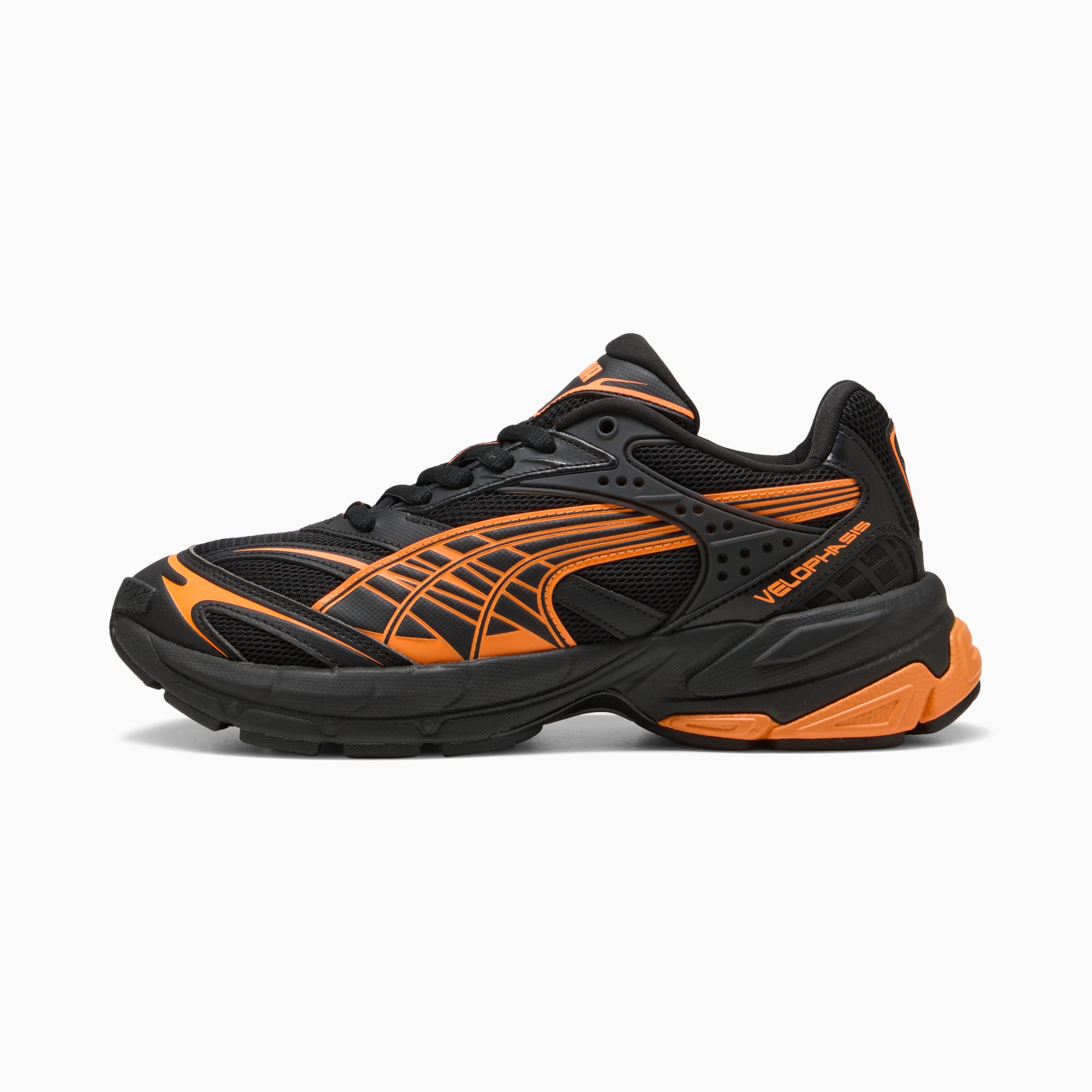 Velophasis Always On Sneakers, PUMA Black-Heat Fire, large-SEA