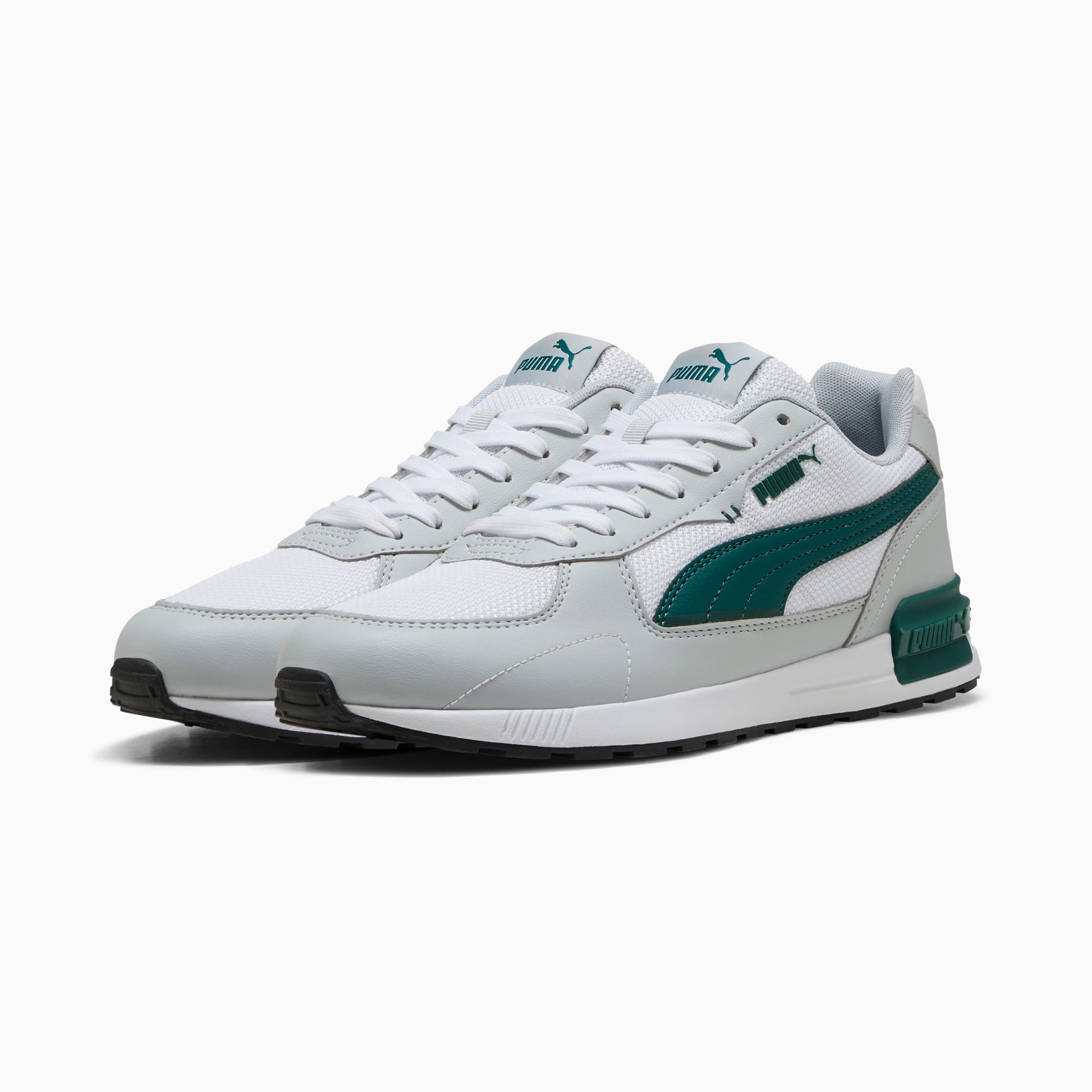 Graviton SL Remix Sneakers, PUMA White-Malachite-Platinum Gray, large