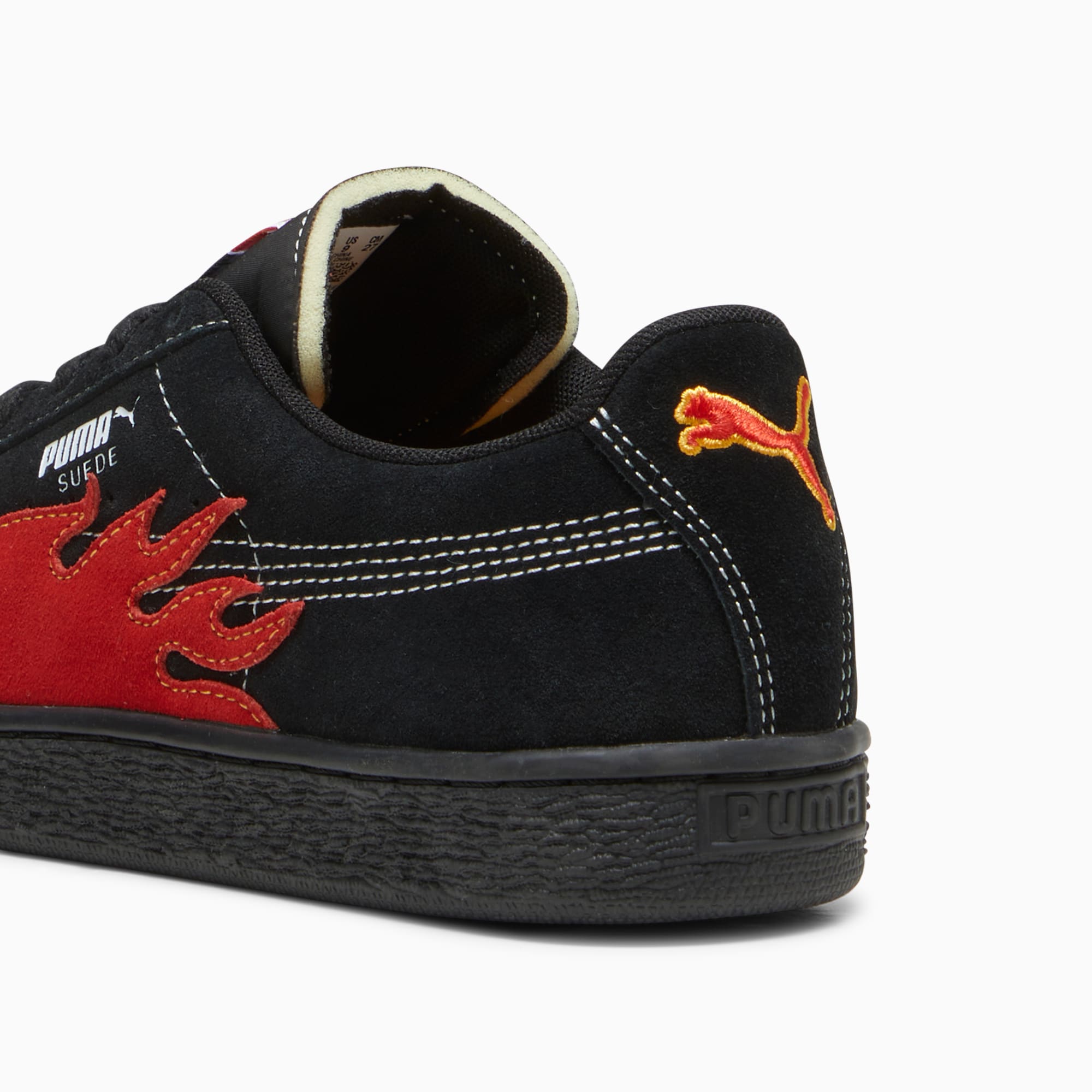Puma suede classic black shop and red