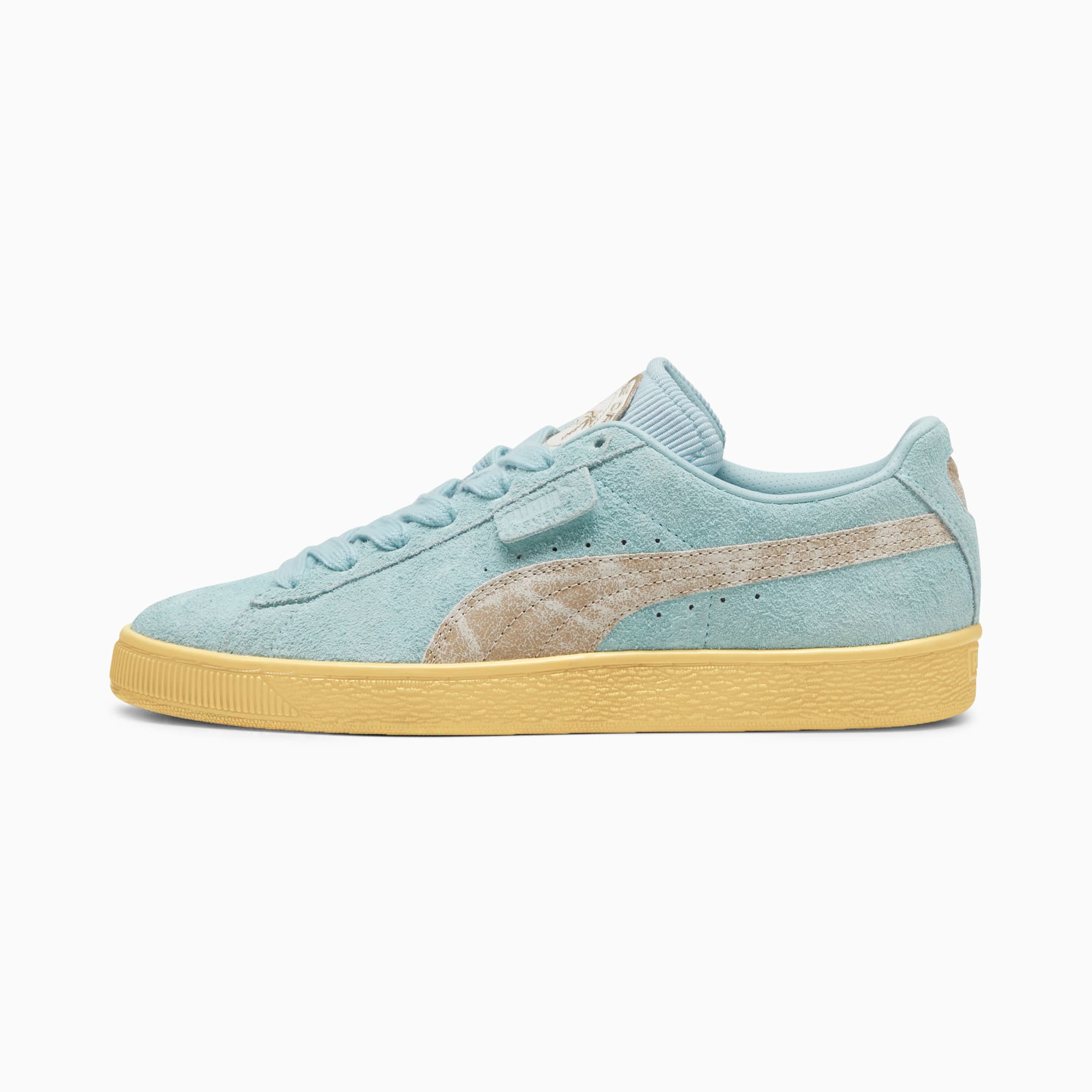 Red pumas with palm trees store