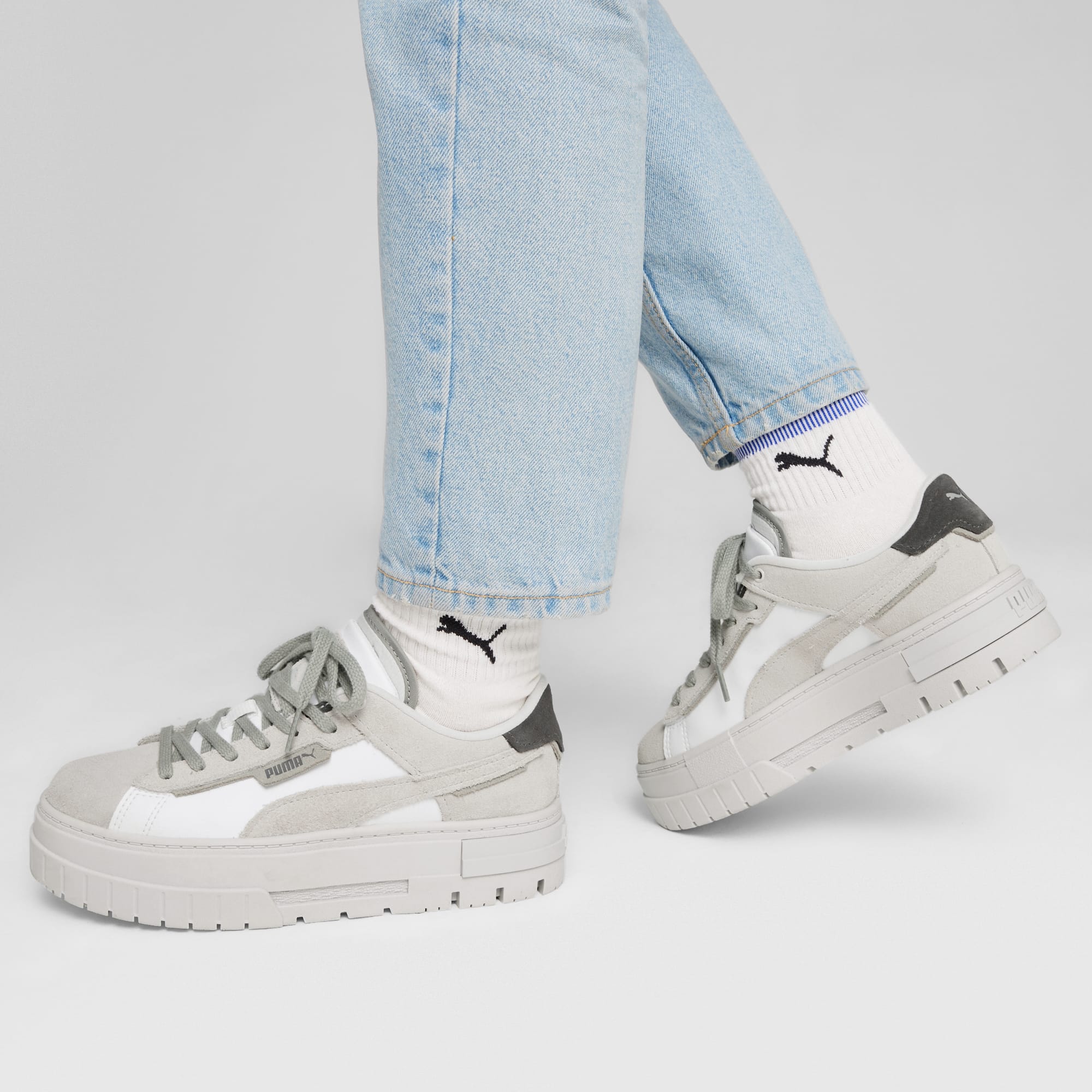 関税送料込♪PUMA/MAYZE CRASHED Amazon.com: PUMA Women's Mayze Crashed PRM Sneakers, White
