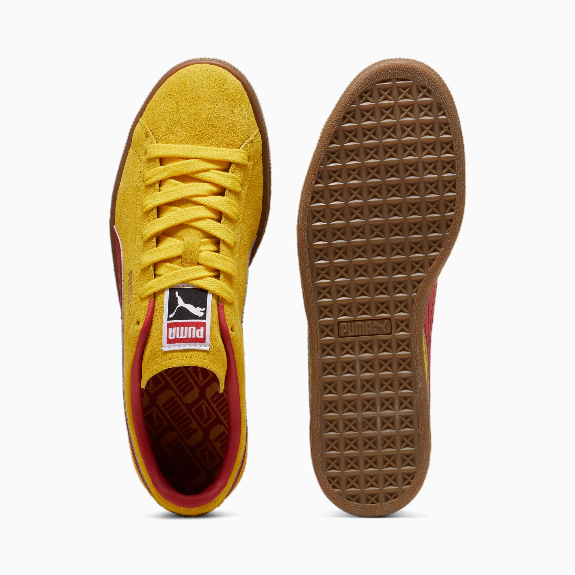 Puma yellow basket classic weatherproof trainers cheap