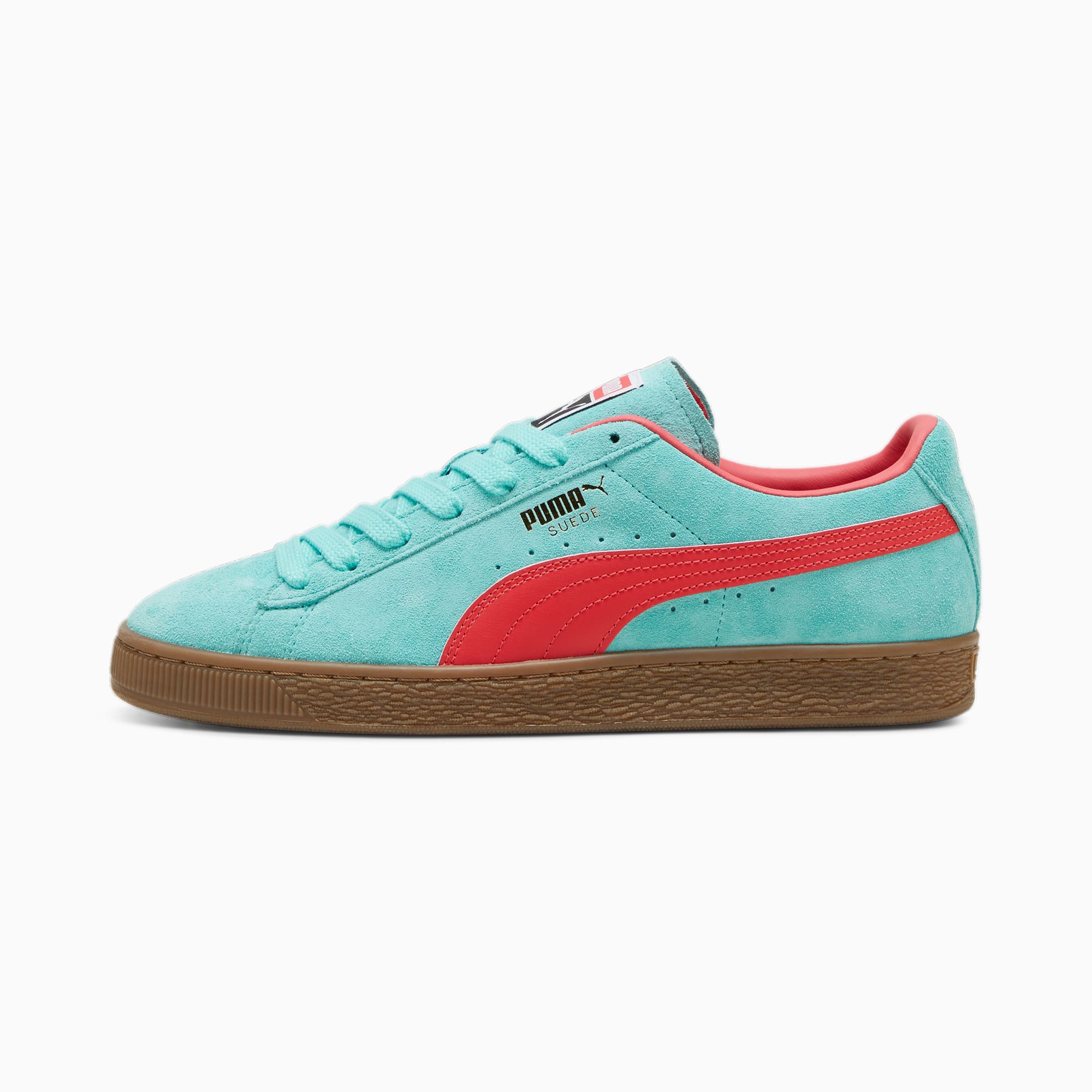 Puma suede mint green top