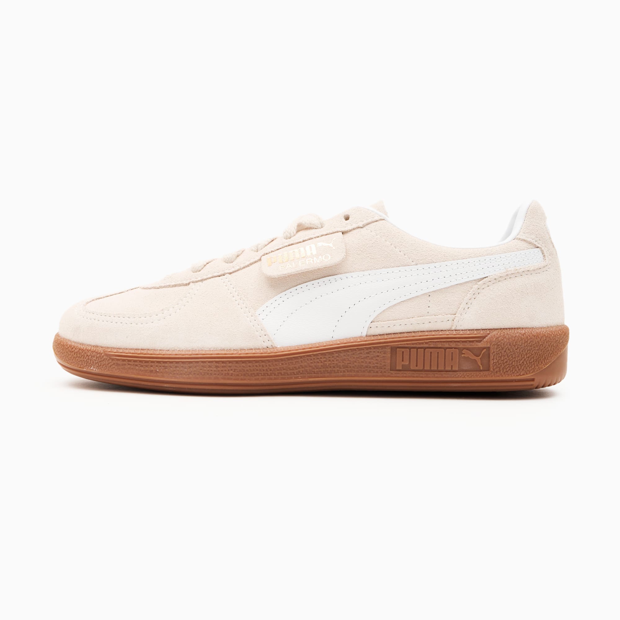 Puma white gum sole hotsell