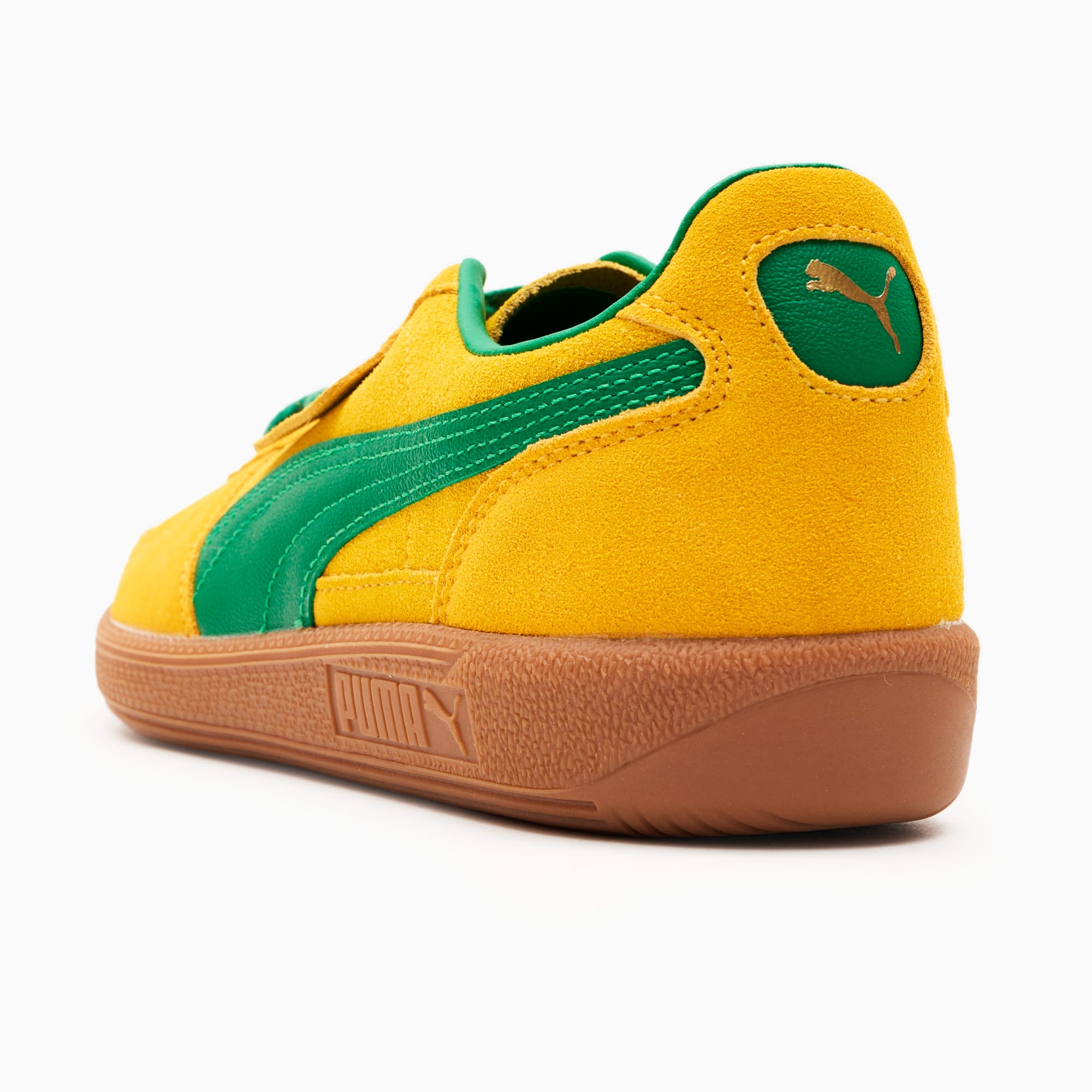 Puma green and yellow shoes store