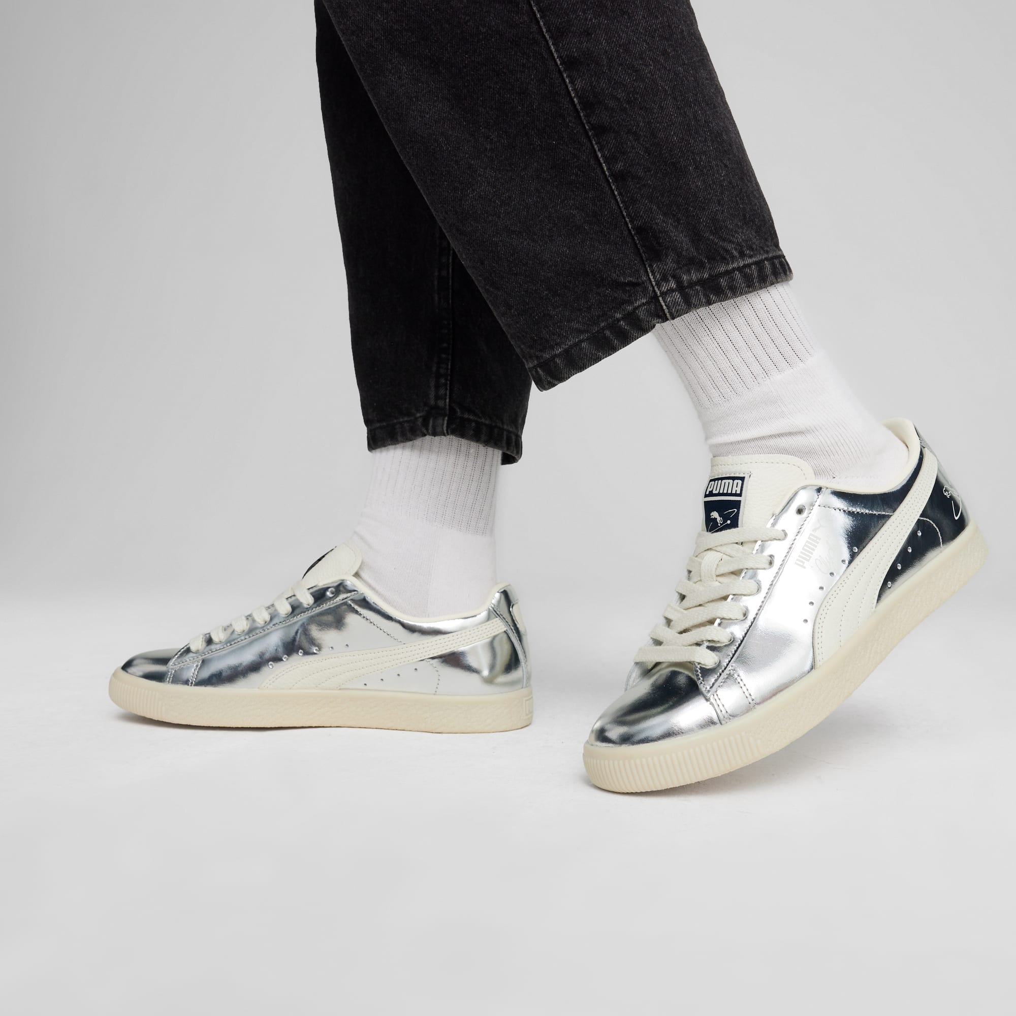 Puma clyde suede platform sneakers new arrivals