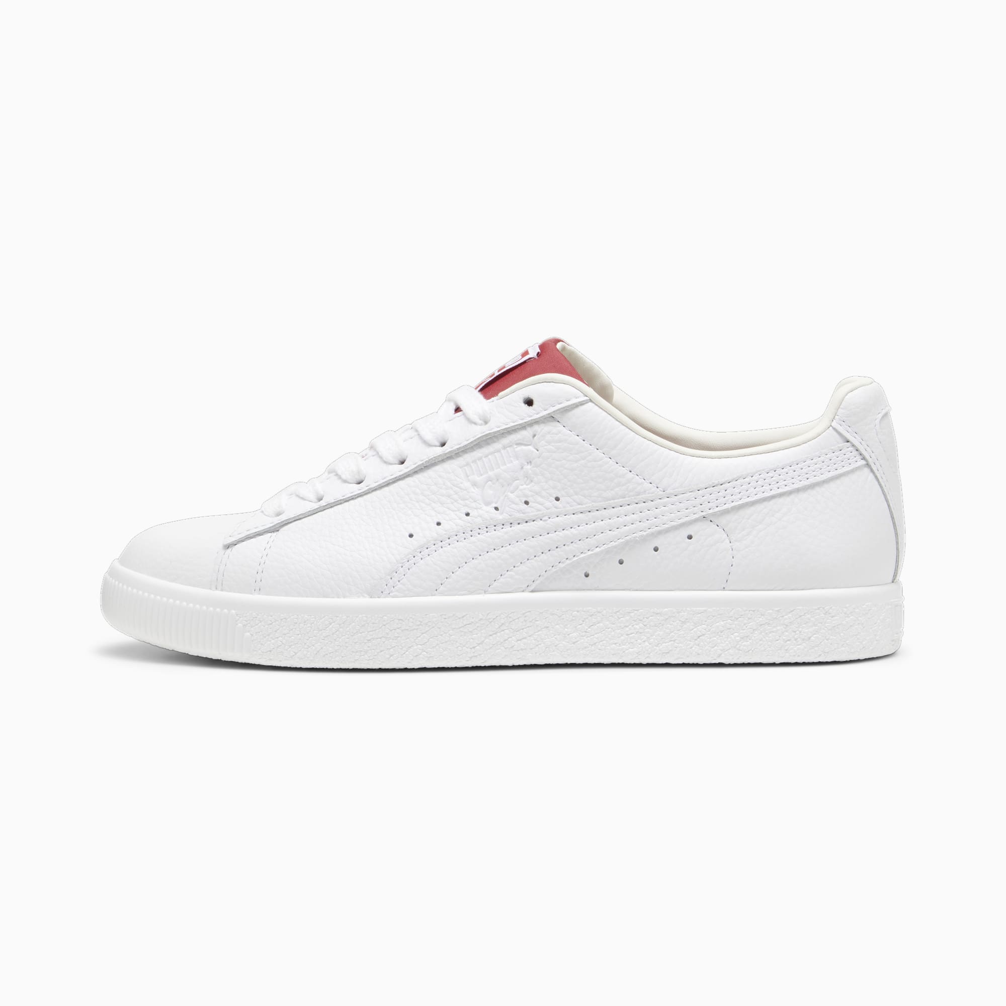 Puma clyde shoes red cheap