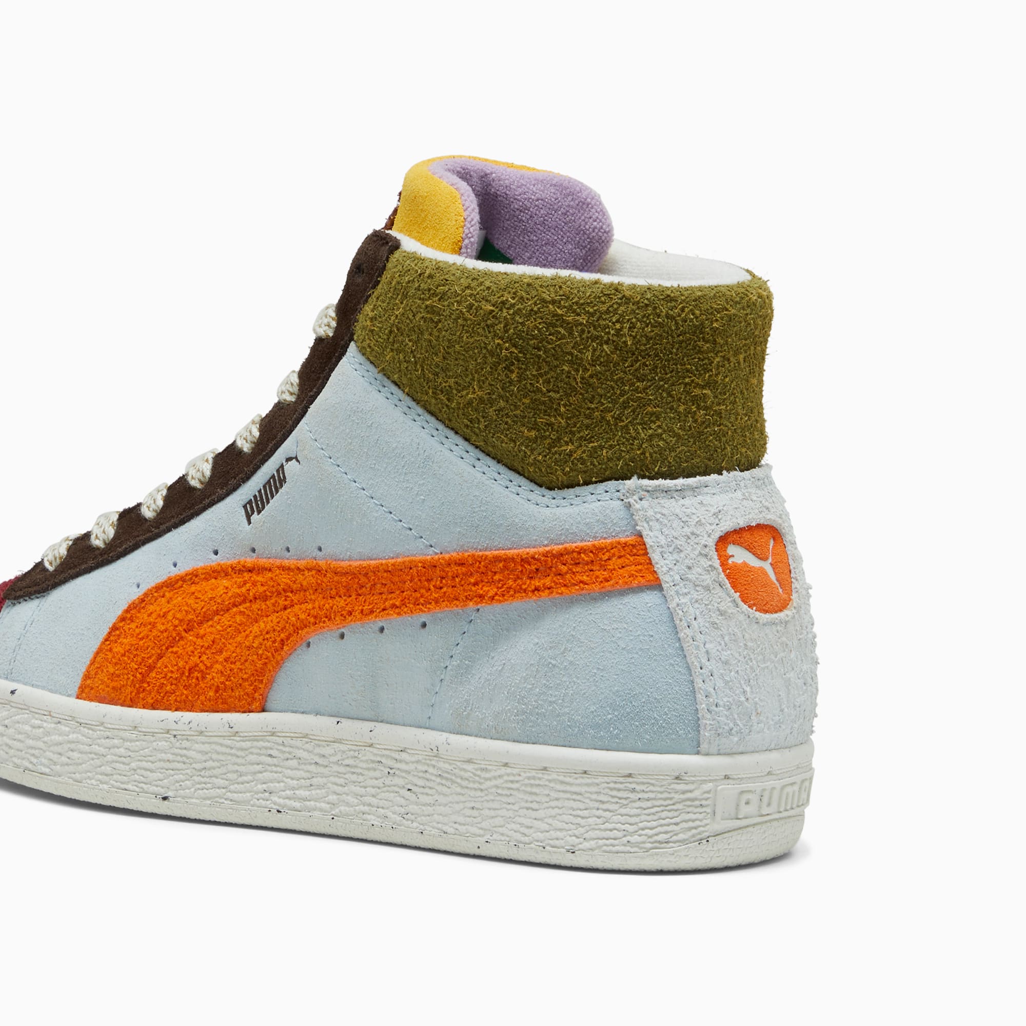 Puma suede orange clearance women