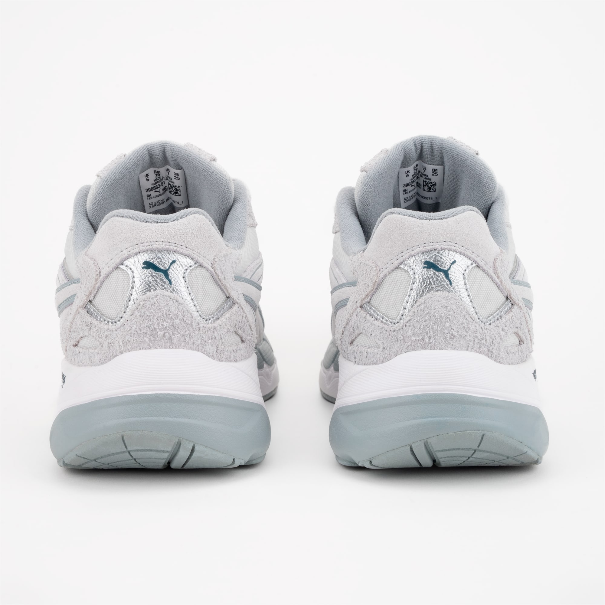 Teveris NITRO Metallic Sneakers Feather Gray Cool Mid Gray PUMA