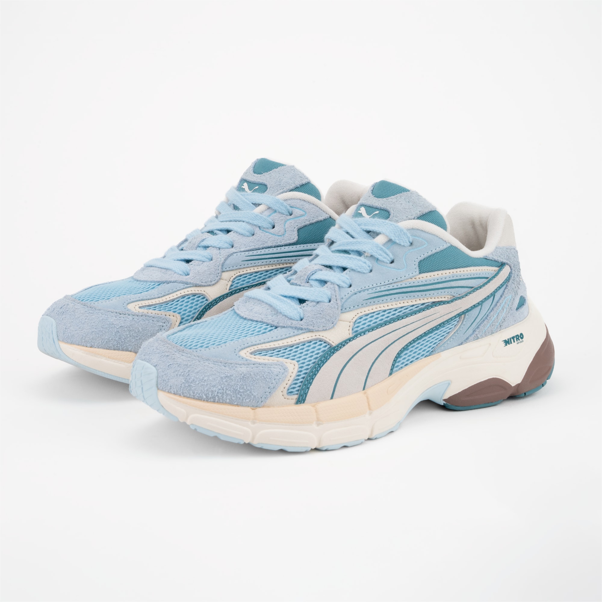 Puma silver sneakers best sale