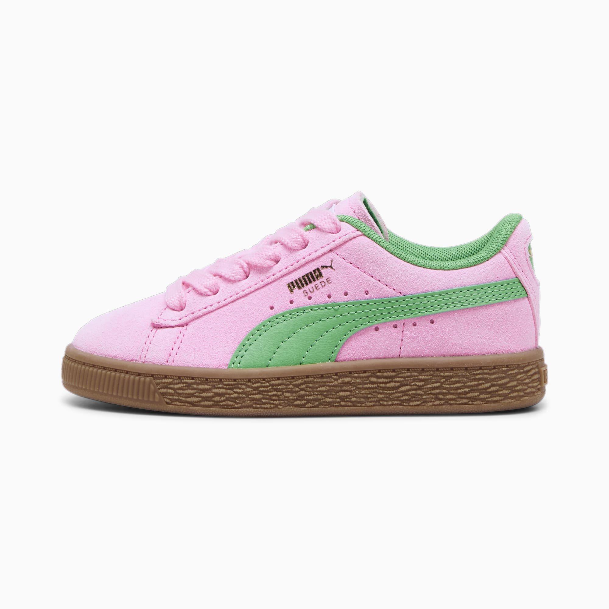 Puma suede kids pink hotsell