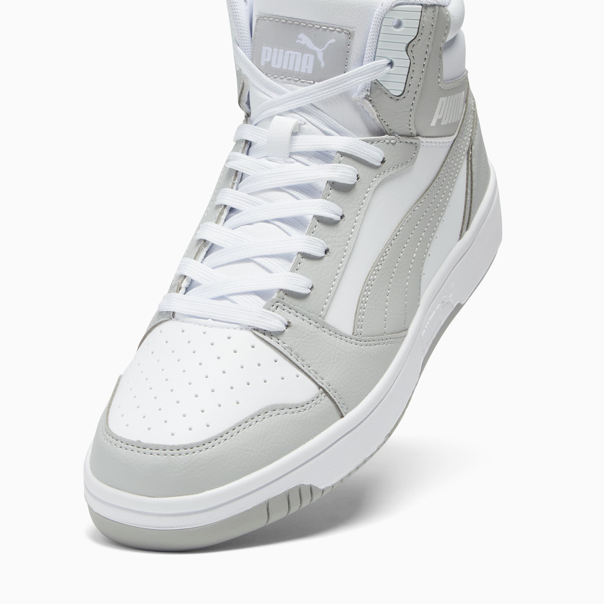 Puma high tops mens grey discount