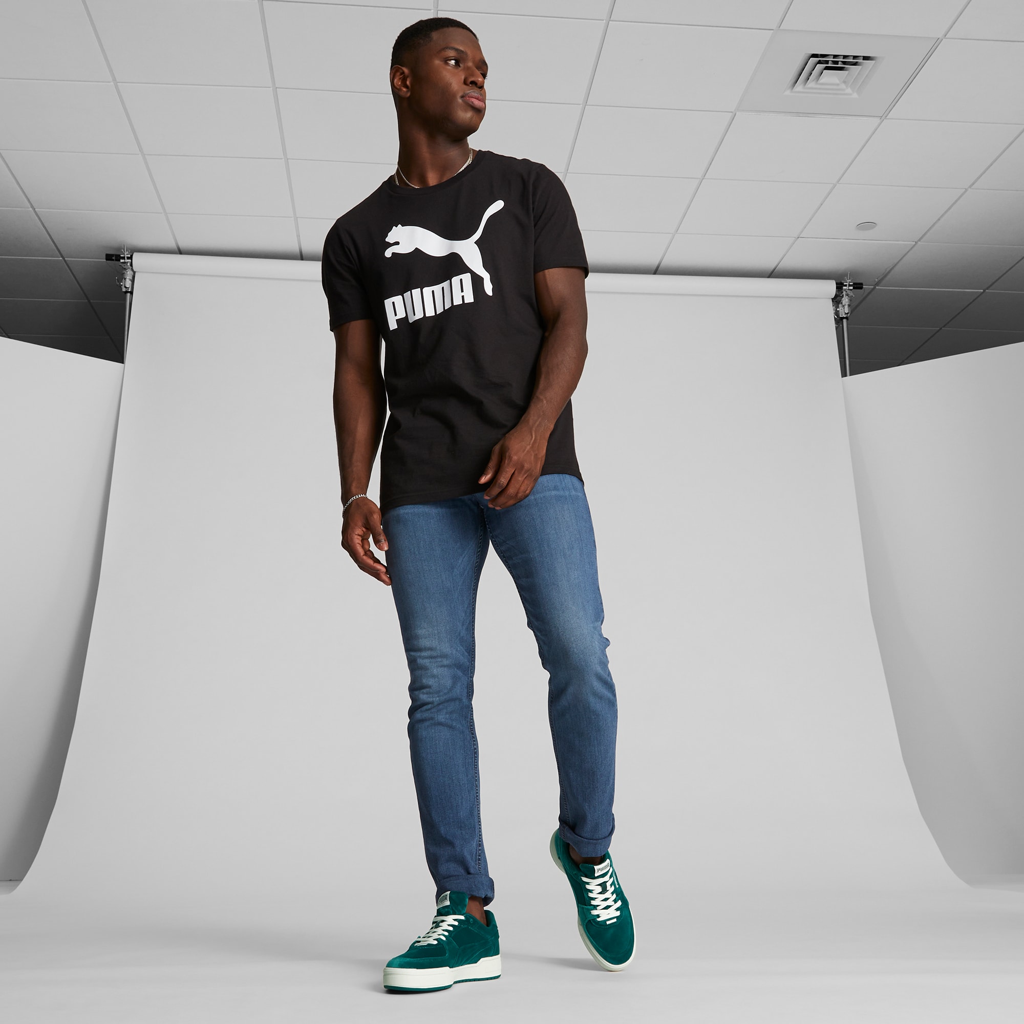 Zapatos puma goma outlet jeans