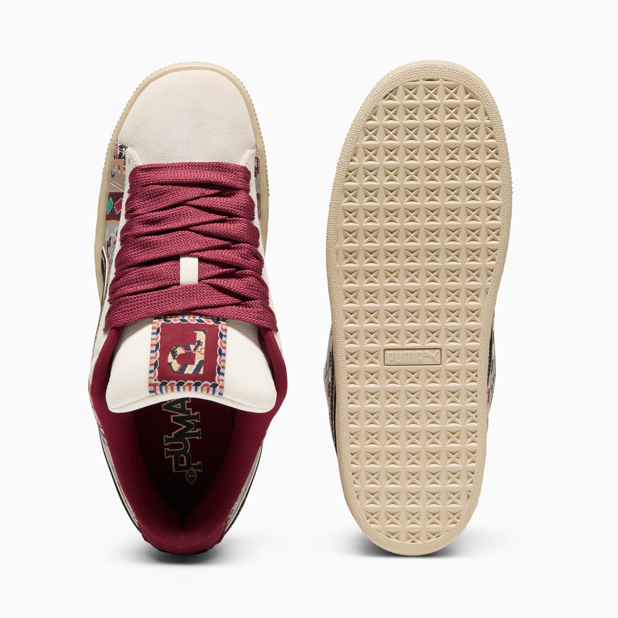 PUMA SUEDE XL BURGUNDY - SNEAKERS WOMEN