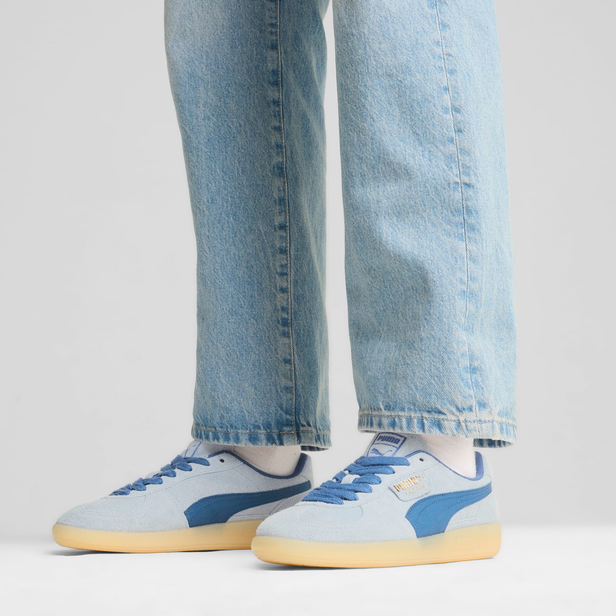 Palermo Hairy Sneakers Unisex, Frosted Dew-Blue Horizon, large