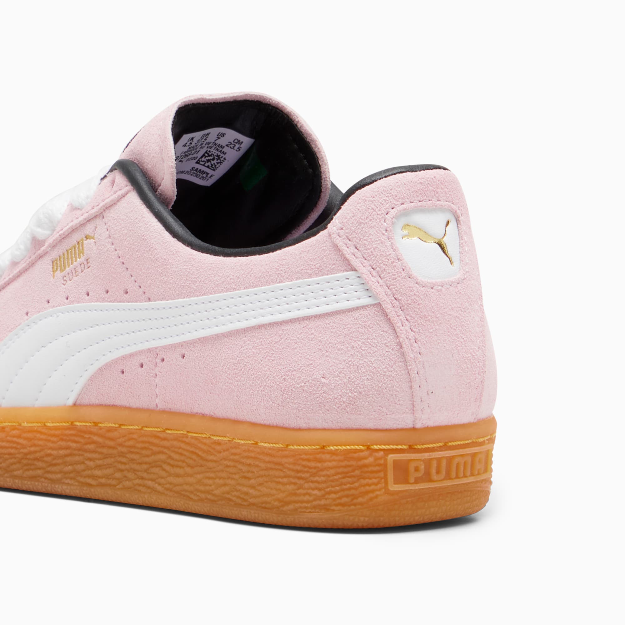 Puma suede classic womens suede trainers light pink discount