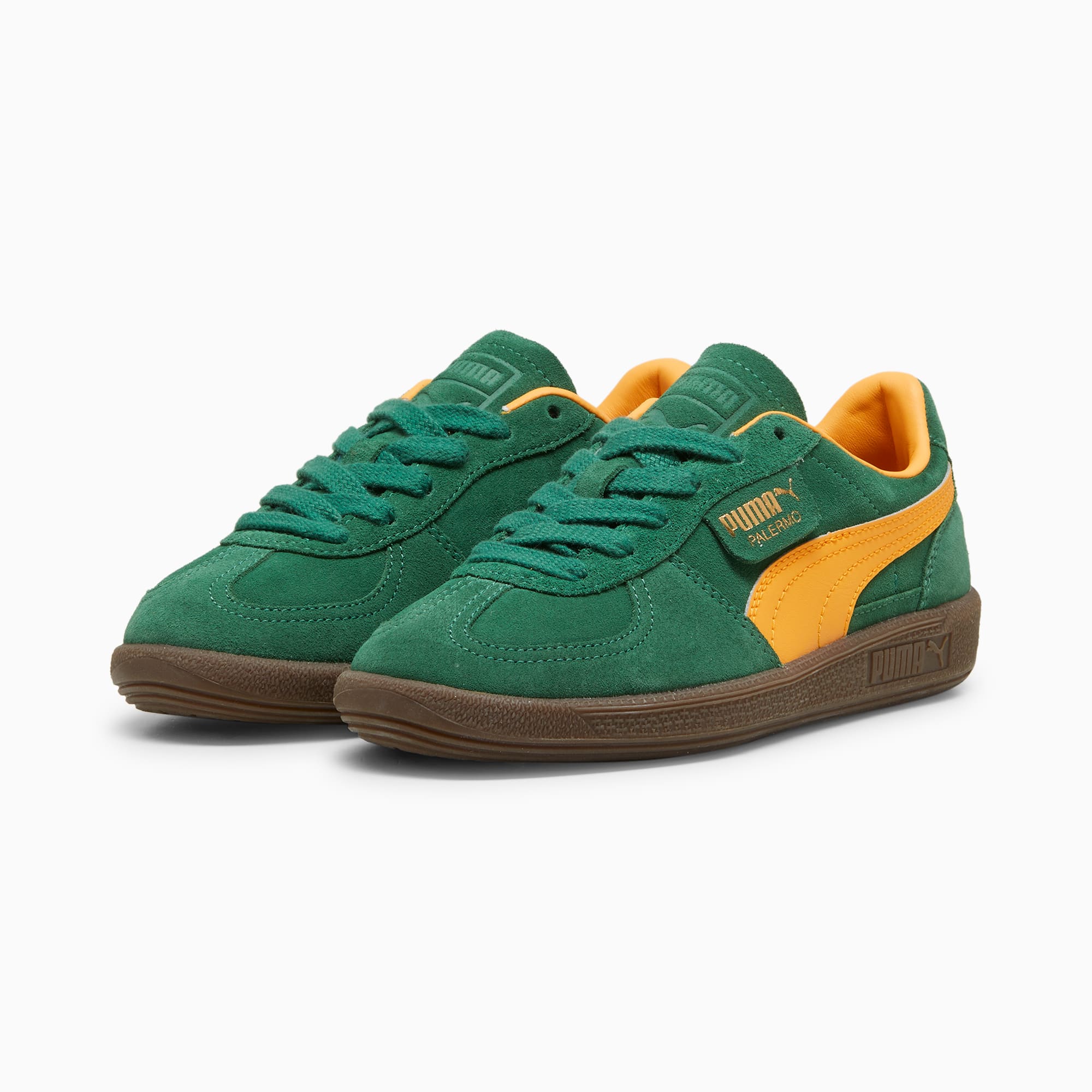 Puma suede yellow hot sale kids