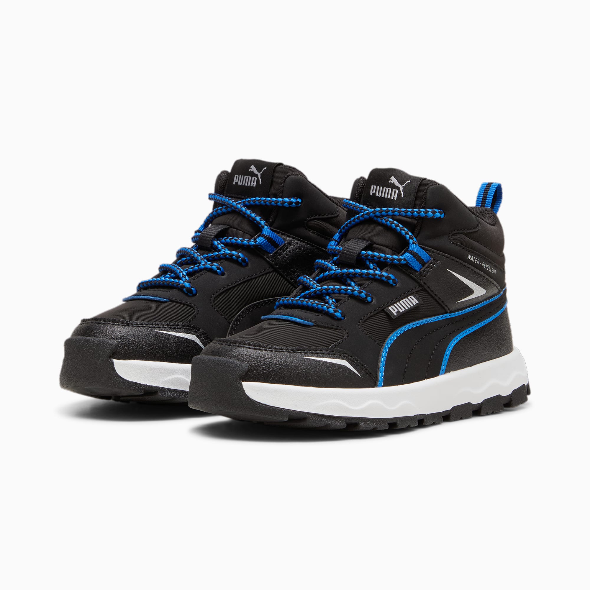 Evolve Trail Sneakers Kids, PUMA Black-Hyperlink Blue, large