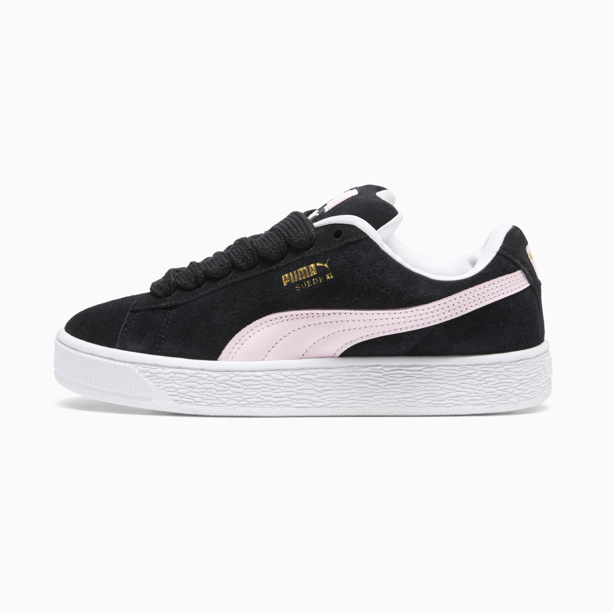 Puma suede platform bambino nere top