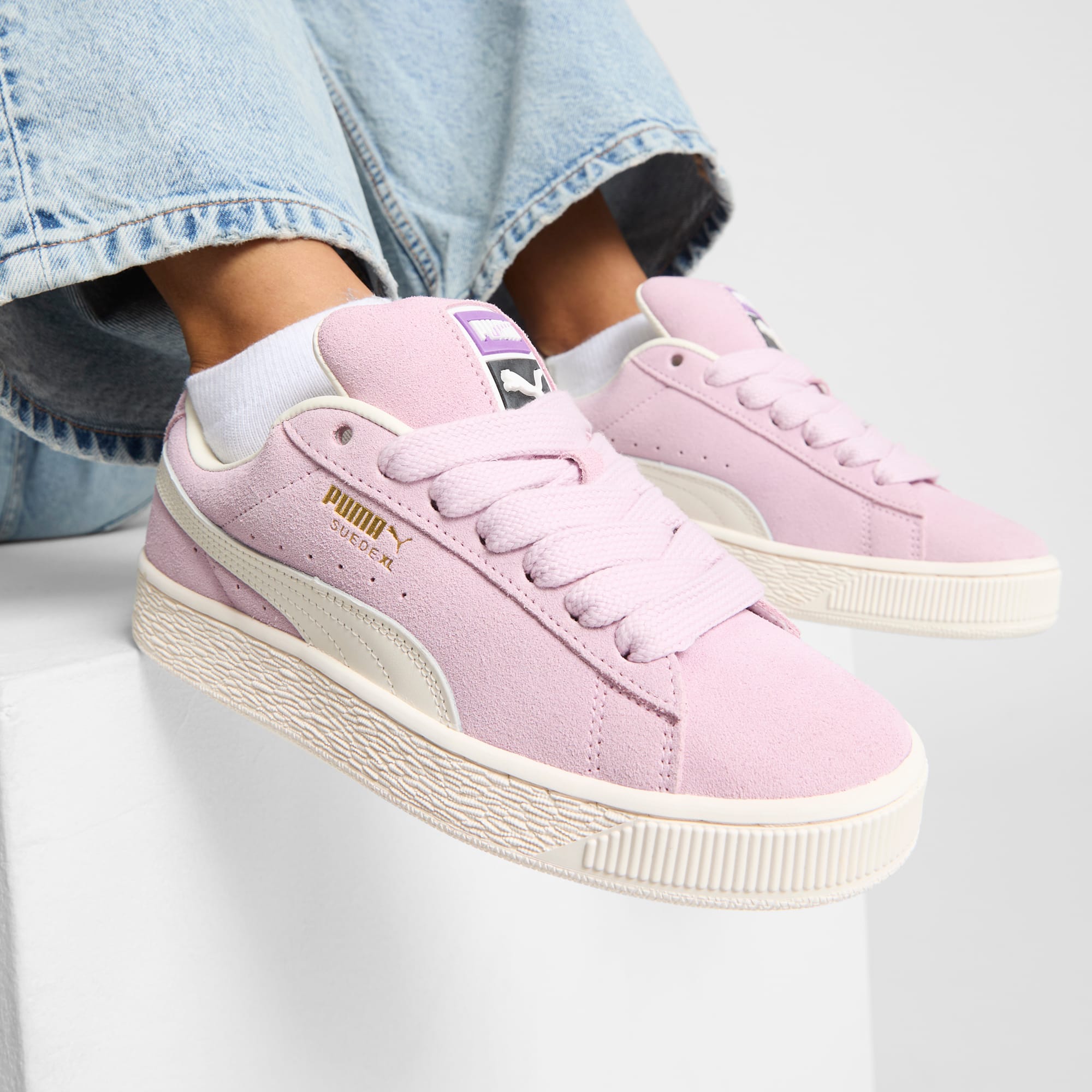 High top puma suede sales