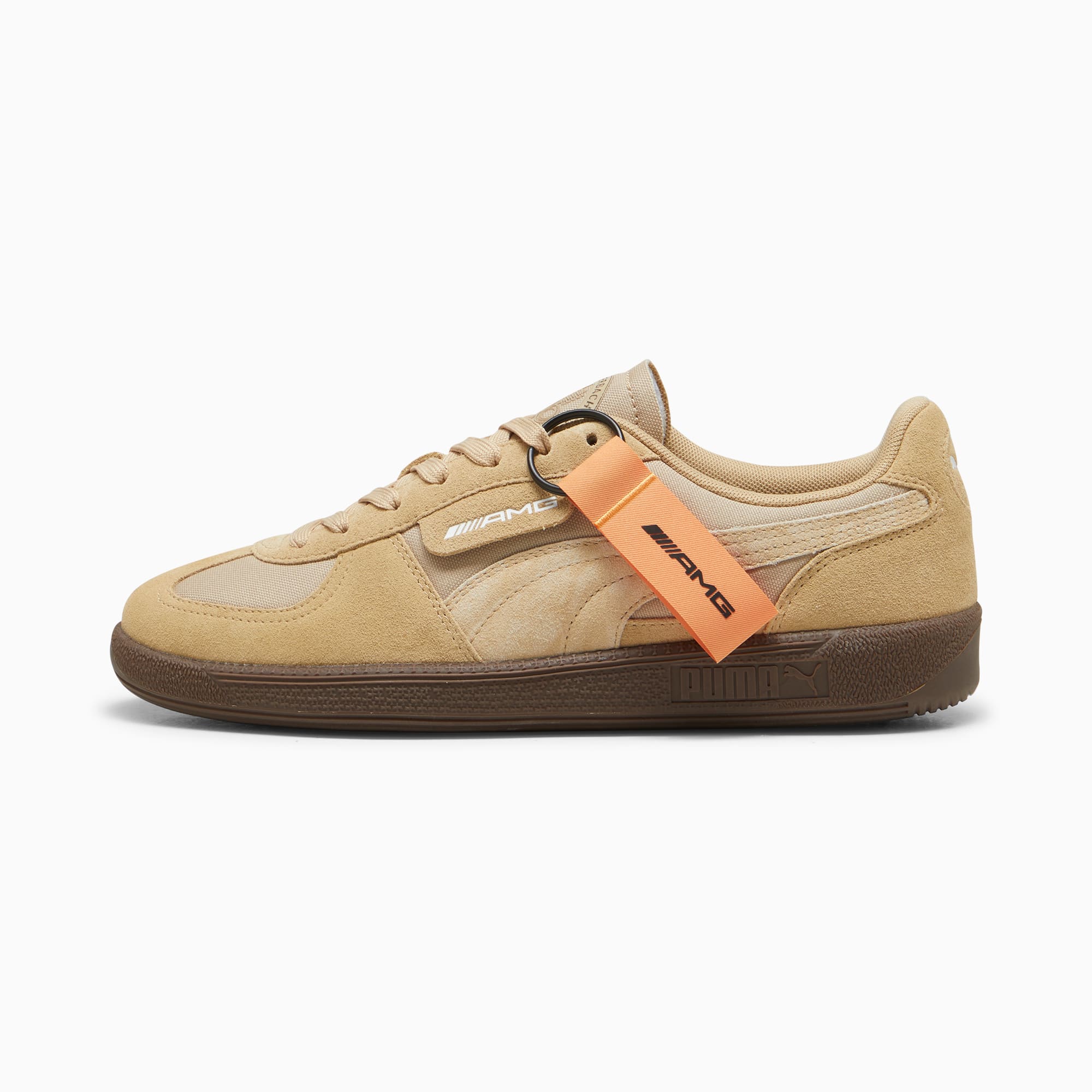 Mercedes AMG Motorsport Palermo OG Sneakers Unisex Sand Dune PUMA White PUMA Palermo PUMA