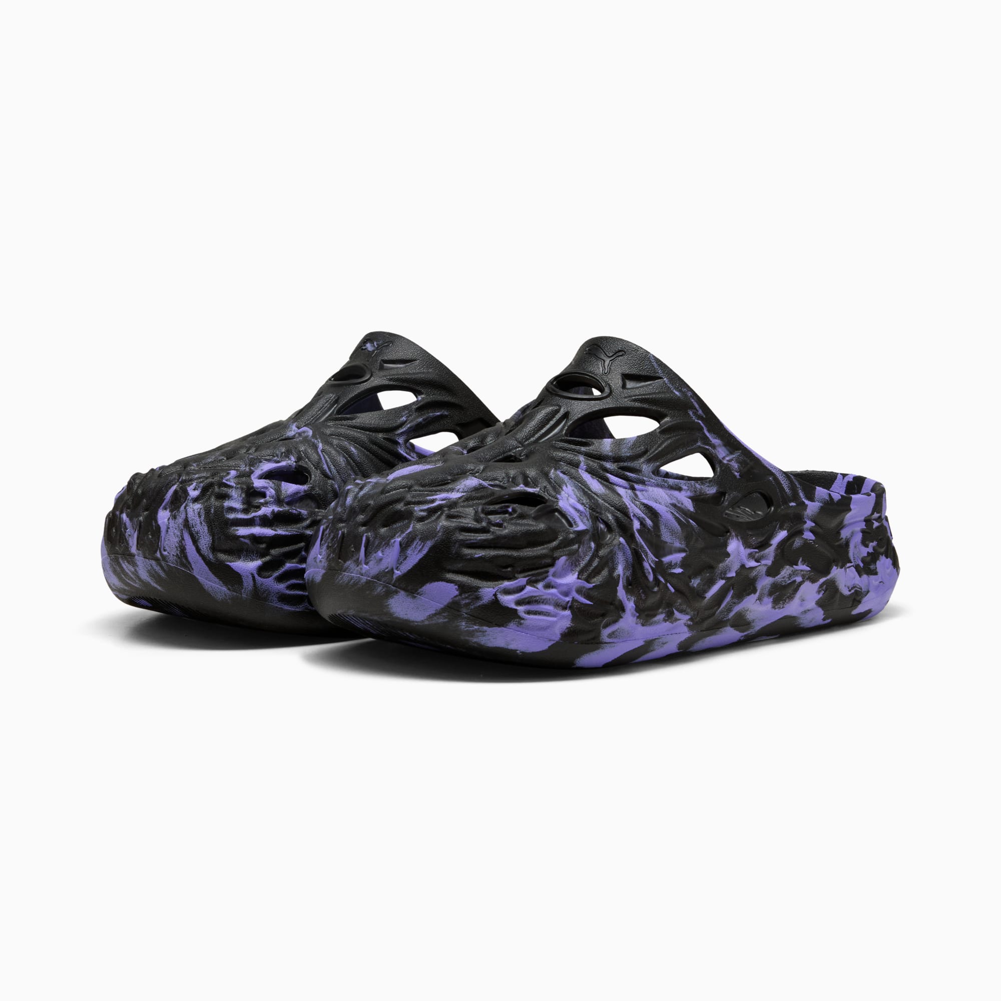 MB.04 Basketball Slides Unisex, PUMA Black-Dark Amethyst, large
