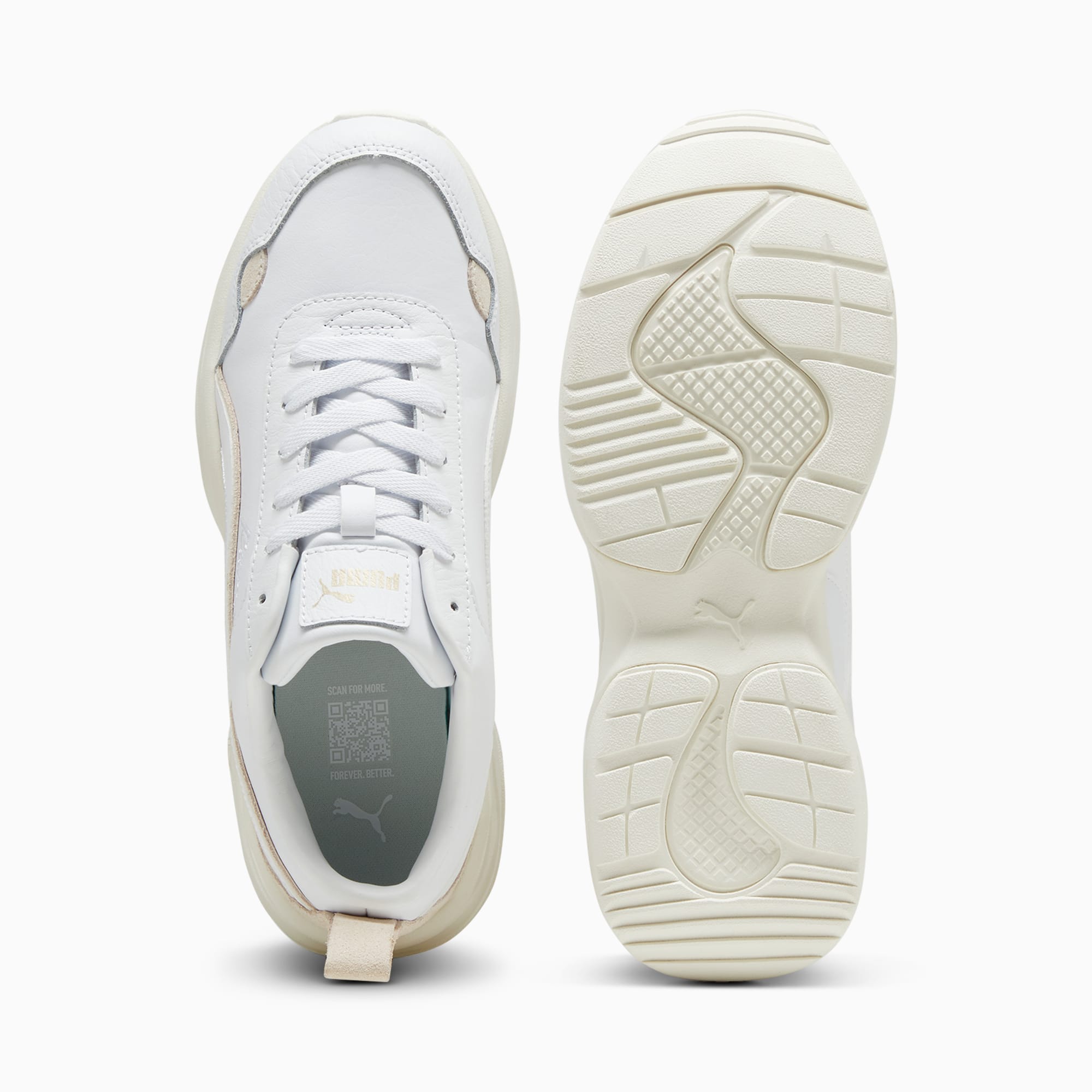 Cilia Mode Lux Sneakers PUMA White Warm White PUMA Gold PUMA Shoes PUMA