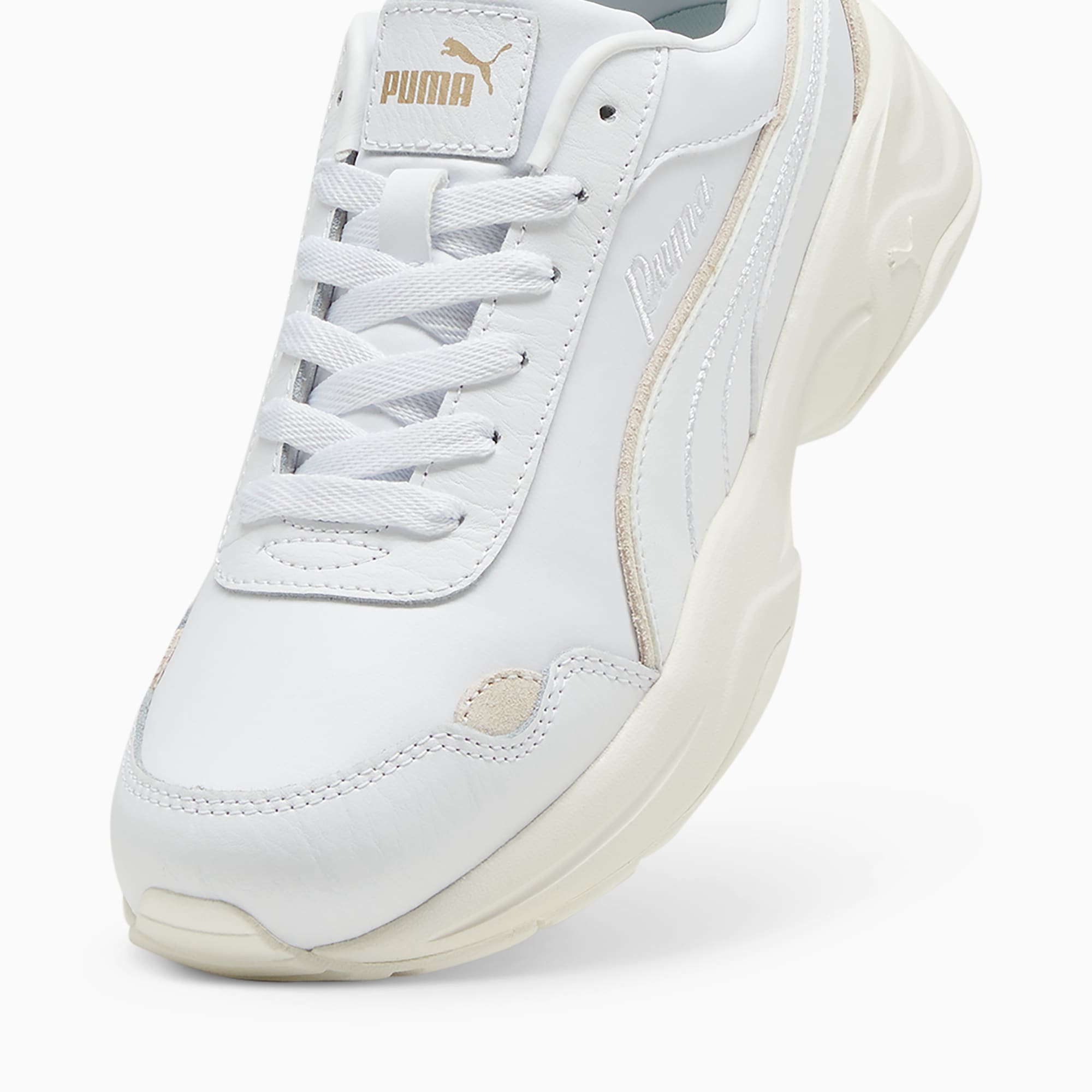 Cilia Mode Lux Sneakers PUMA White Warm White PUMA Gold PUMA Shoes PUMA