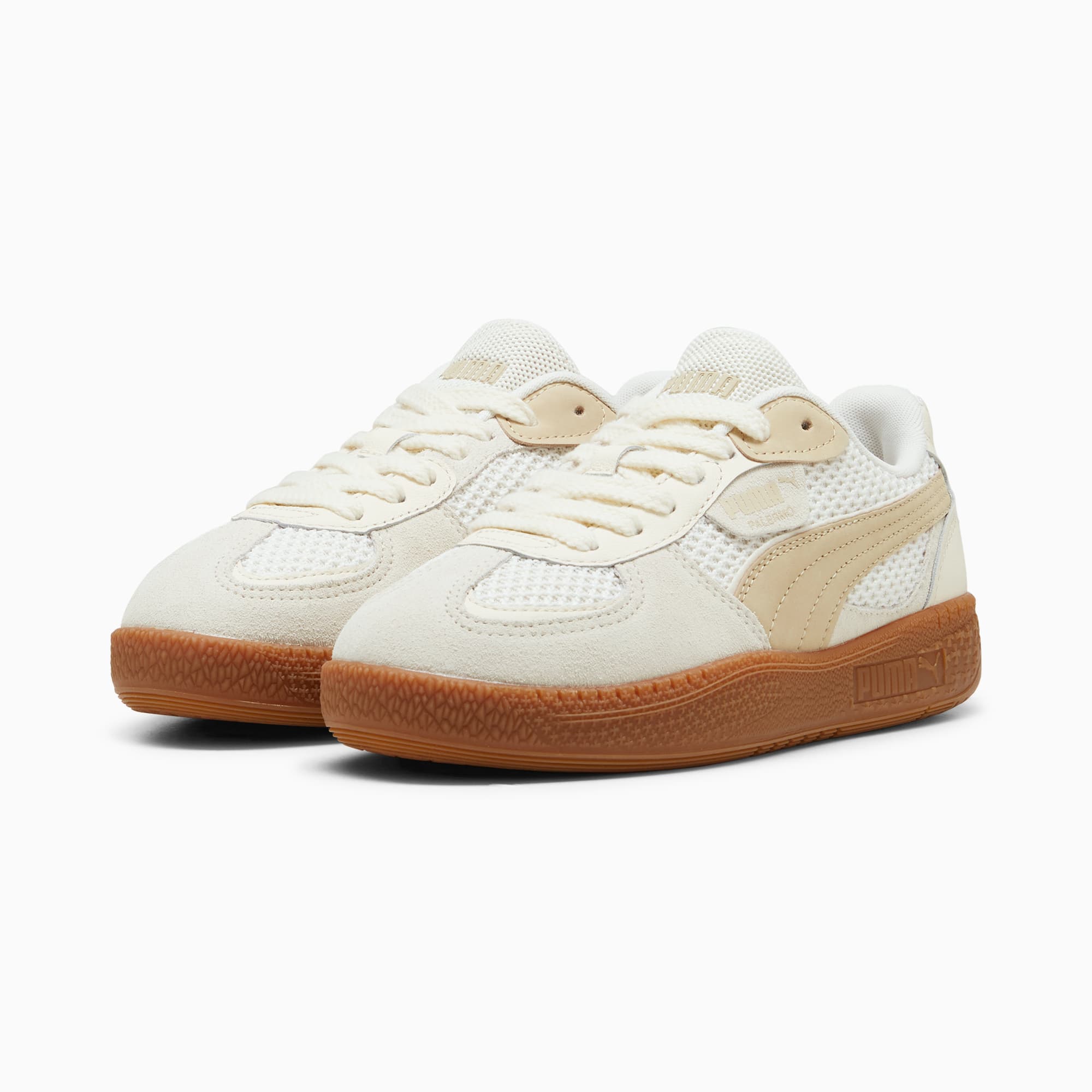 PUMA Palermo Moda Surreal Contour Sneakers Women s Warm White Gum Size 6.5