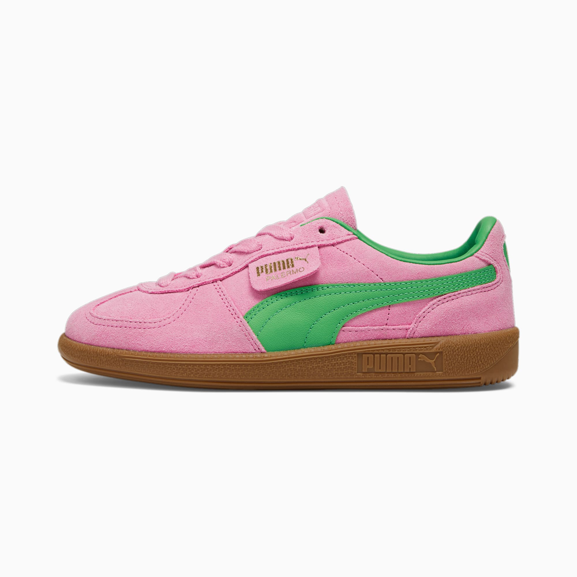 Pink and green pumas sale