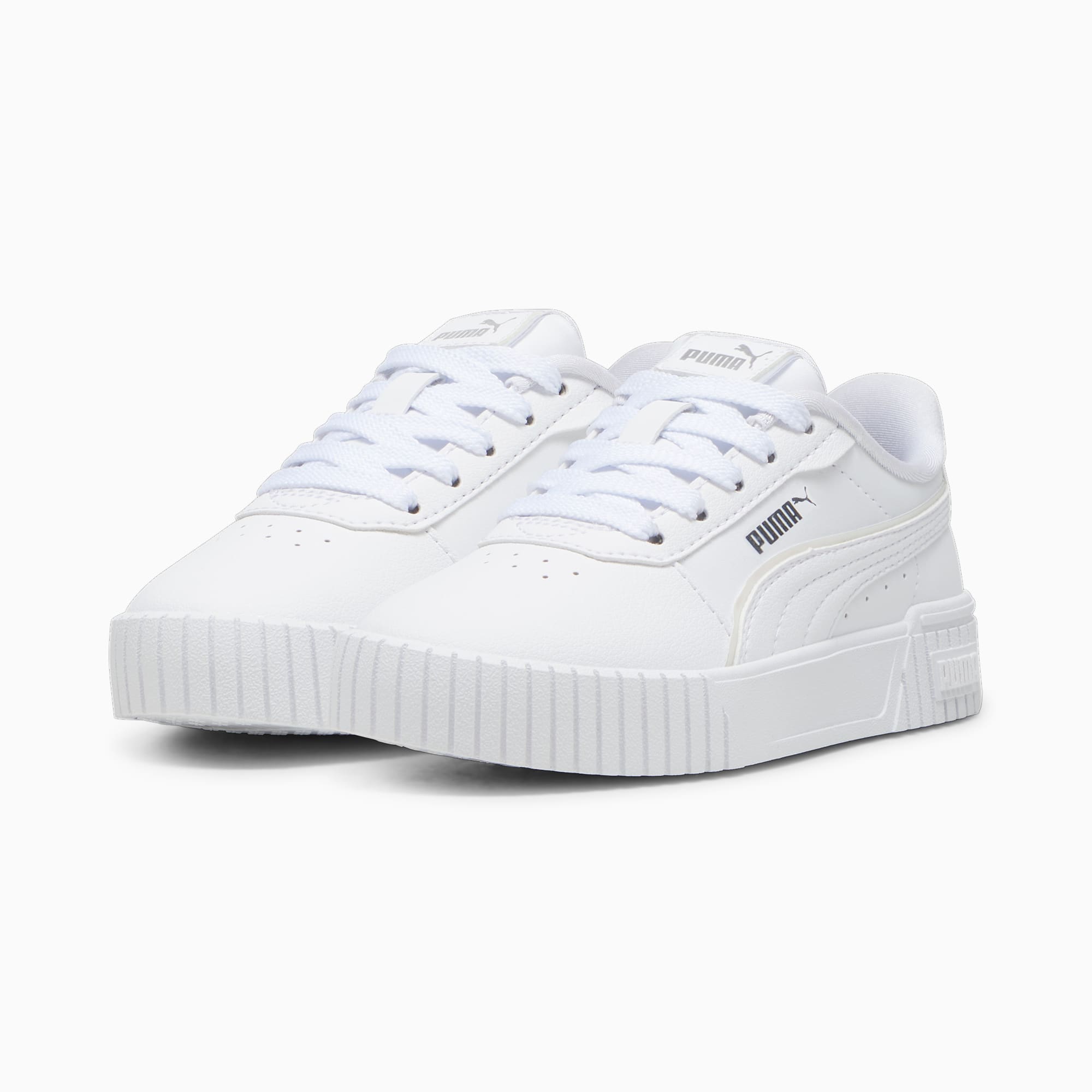 Carina 2.0 Holo 2.0 Sneakers Kids, PUMA White-Mauve Mist-PUMA Silver, large