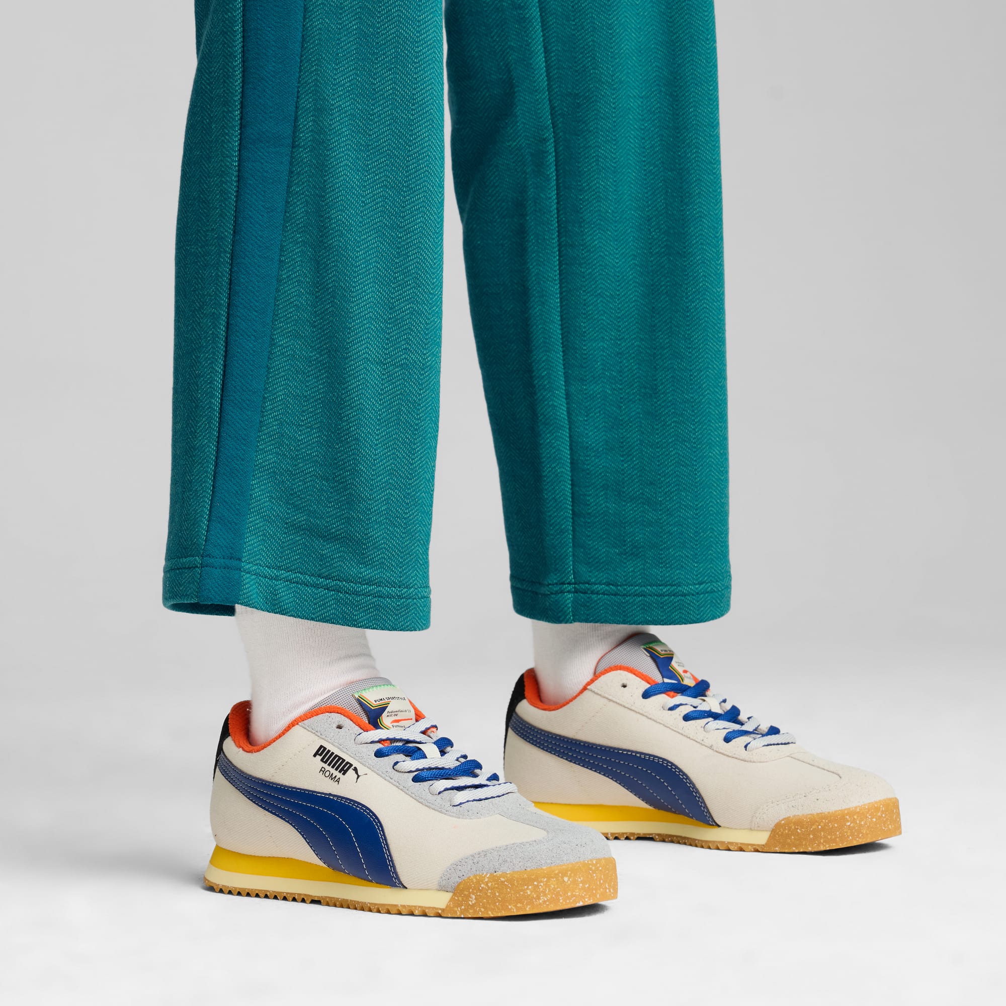 Puma roma on feet on sale