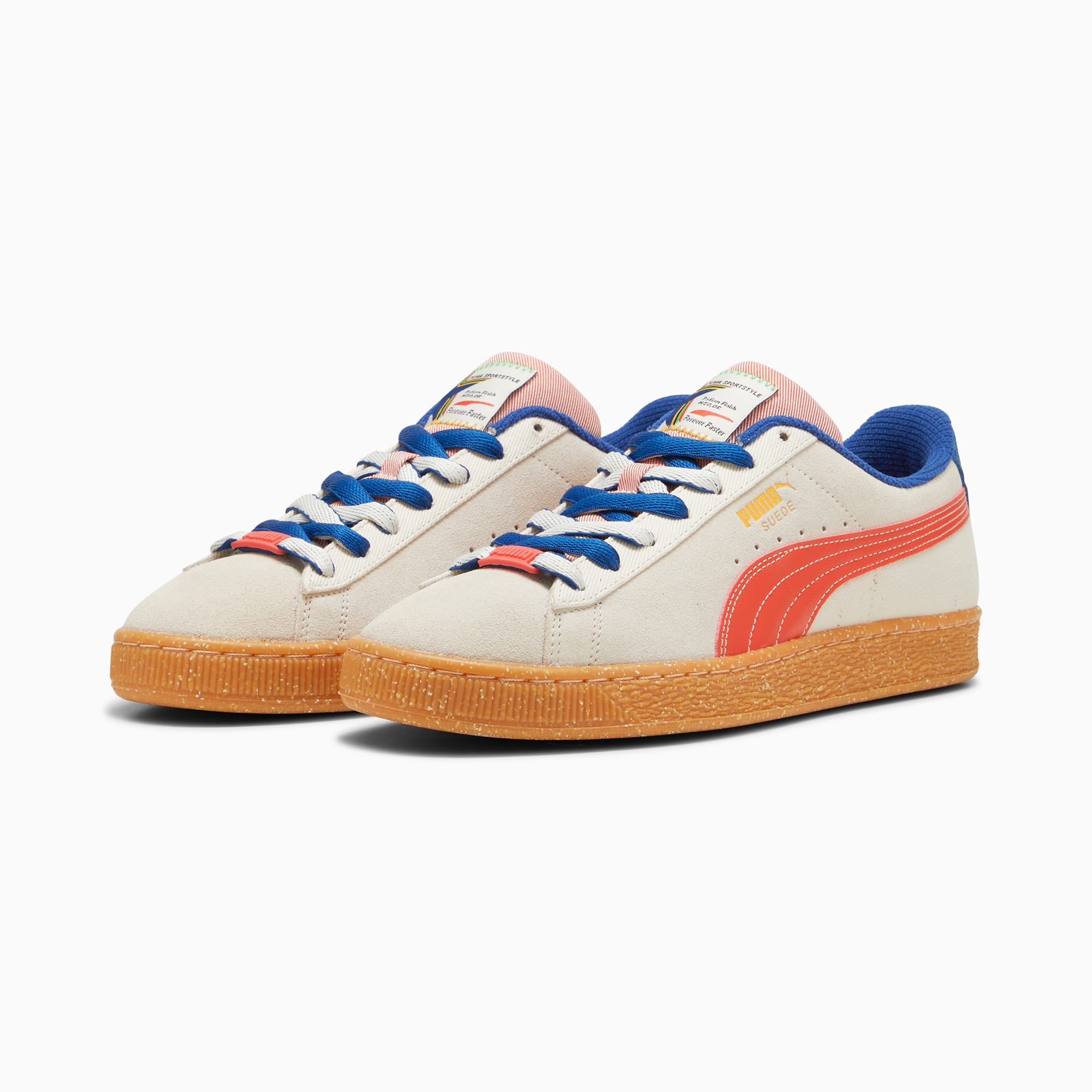 Puma suede grise daim sales