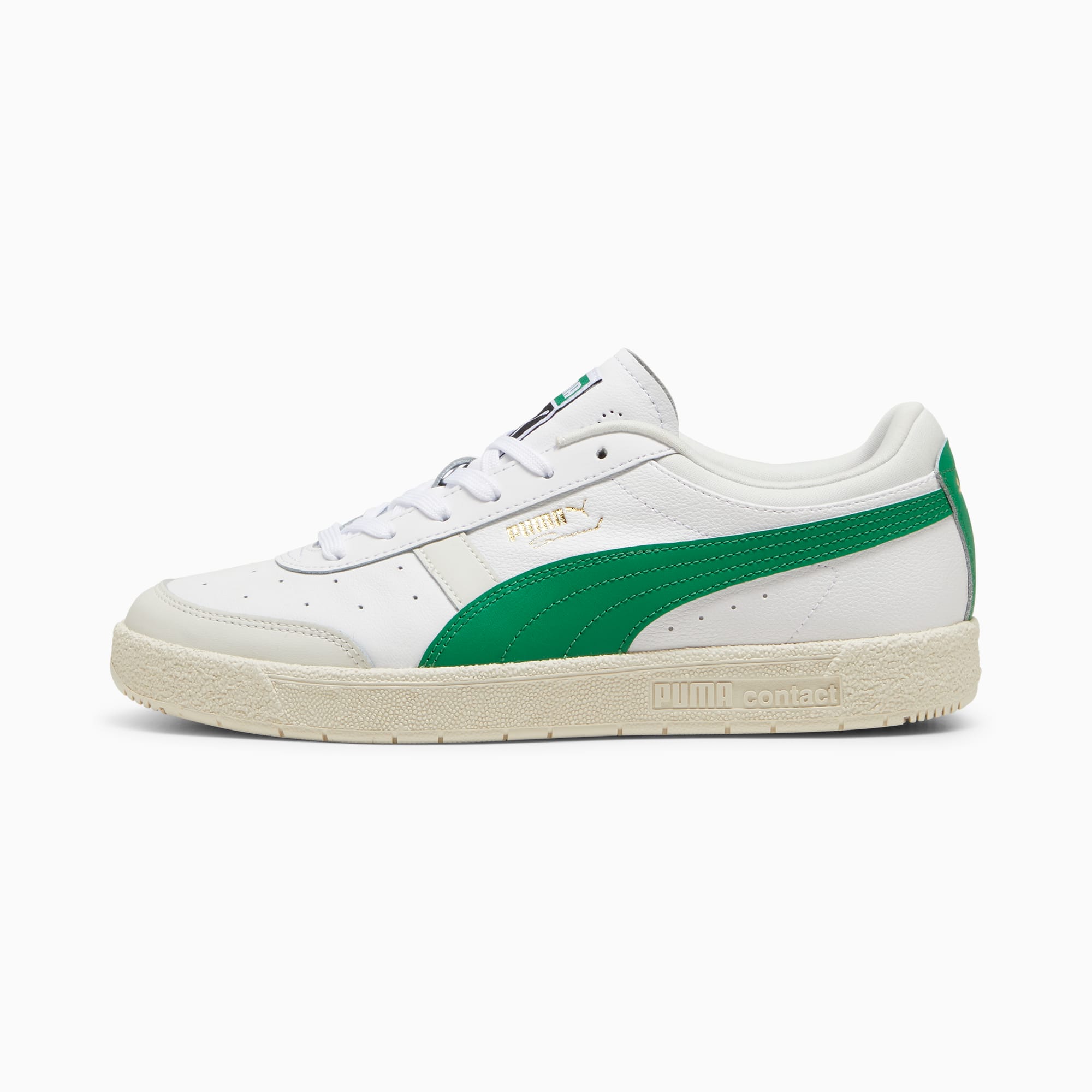 Puma leather low top trainers shop