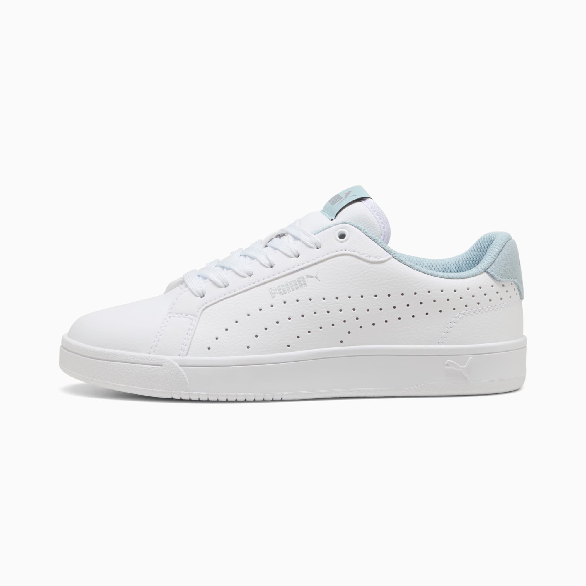 Sneakers Grounded Perf, PUMA White-PUMA Silver-Frosted Dew, large