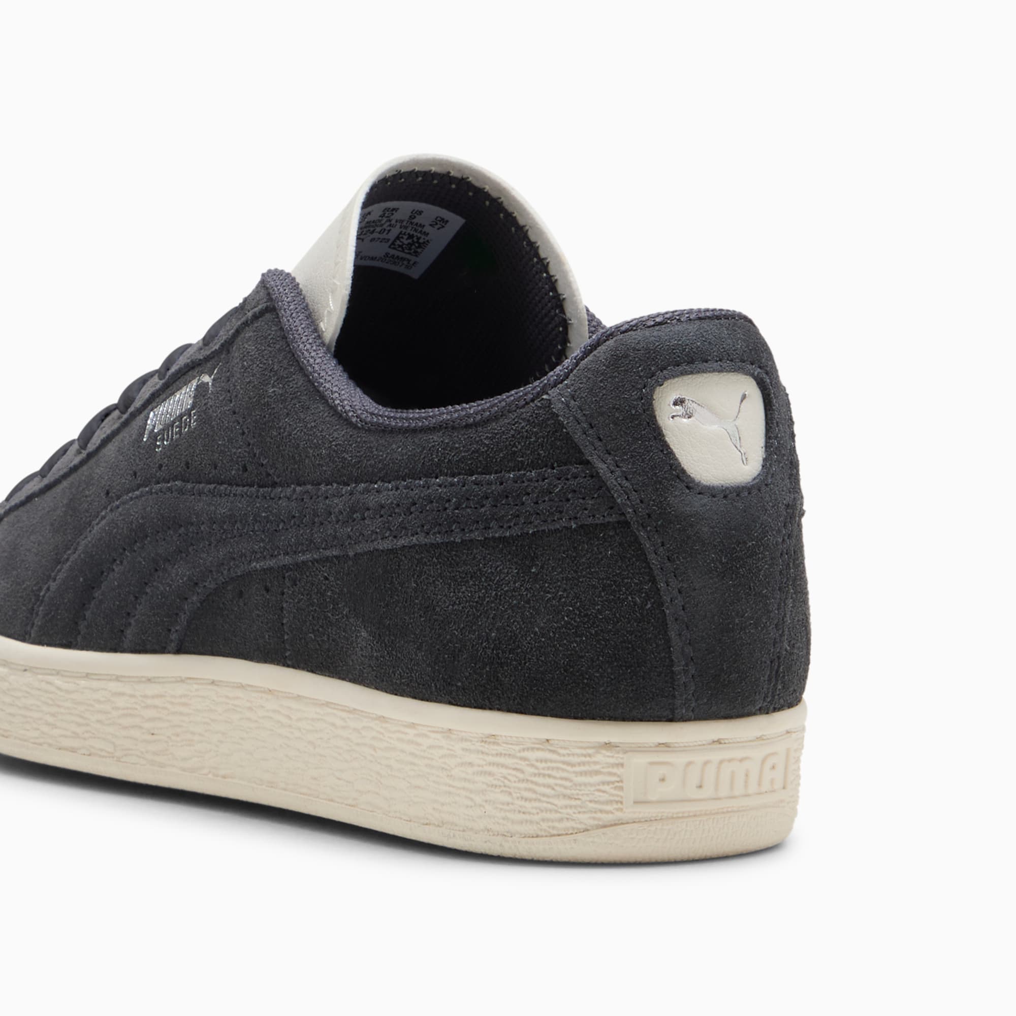 Puma suede platform grau best sale