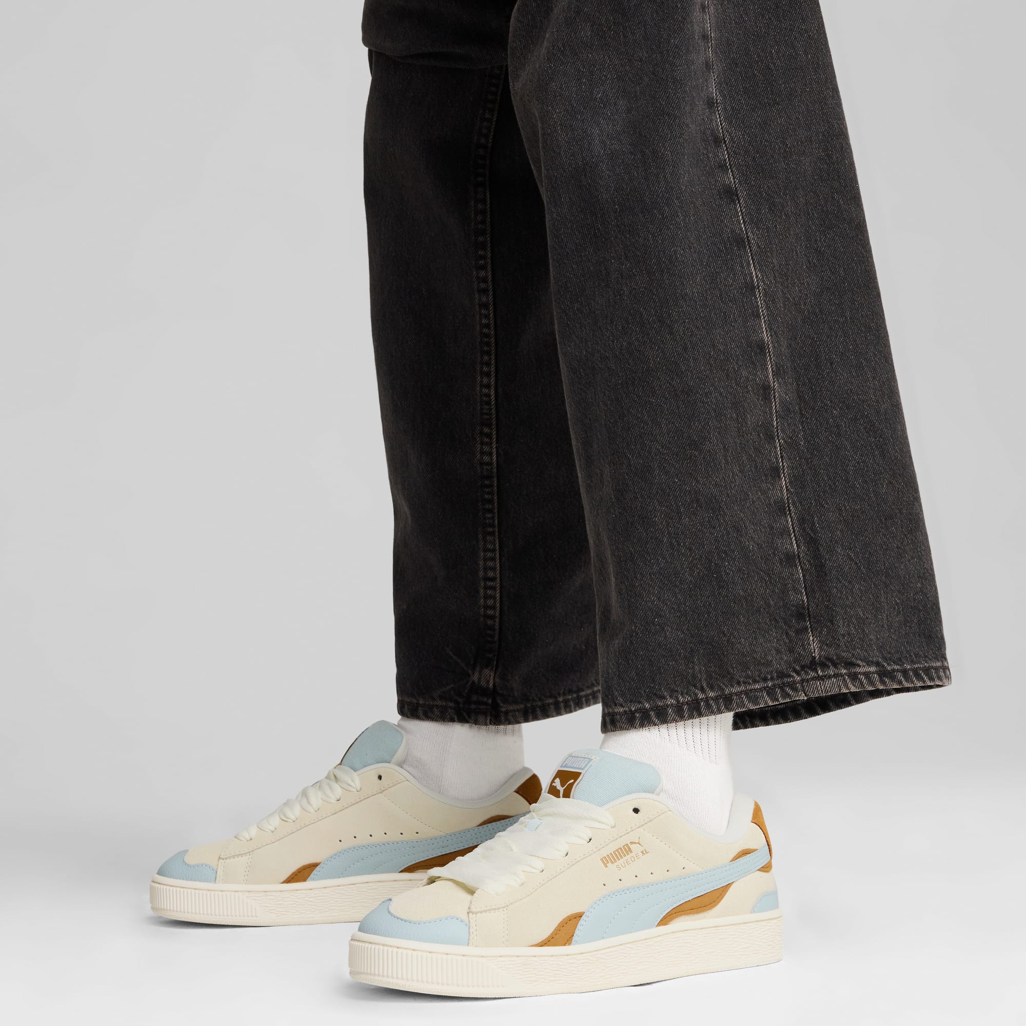 Suede XL Playful Sneakers, Alpine Snow-Frosted Dew, large