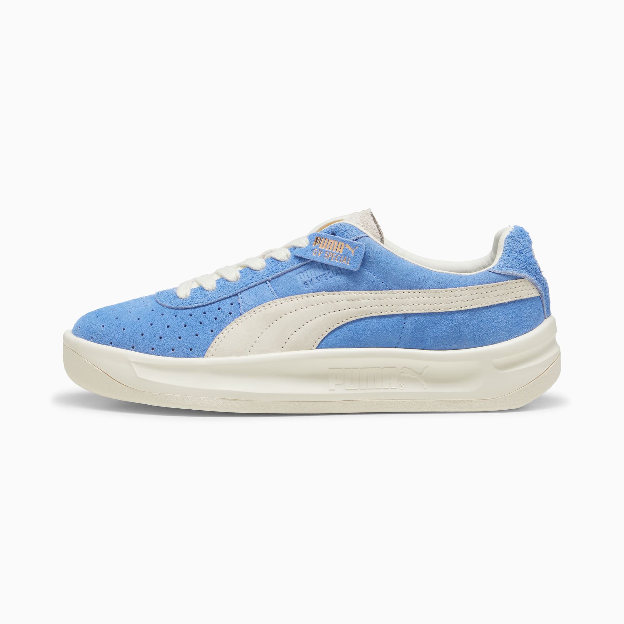 PUMA GV Special Suede Sneakers Blue Skies Frosted Ivory Size 6