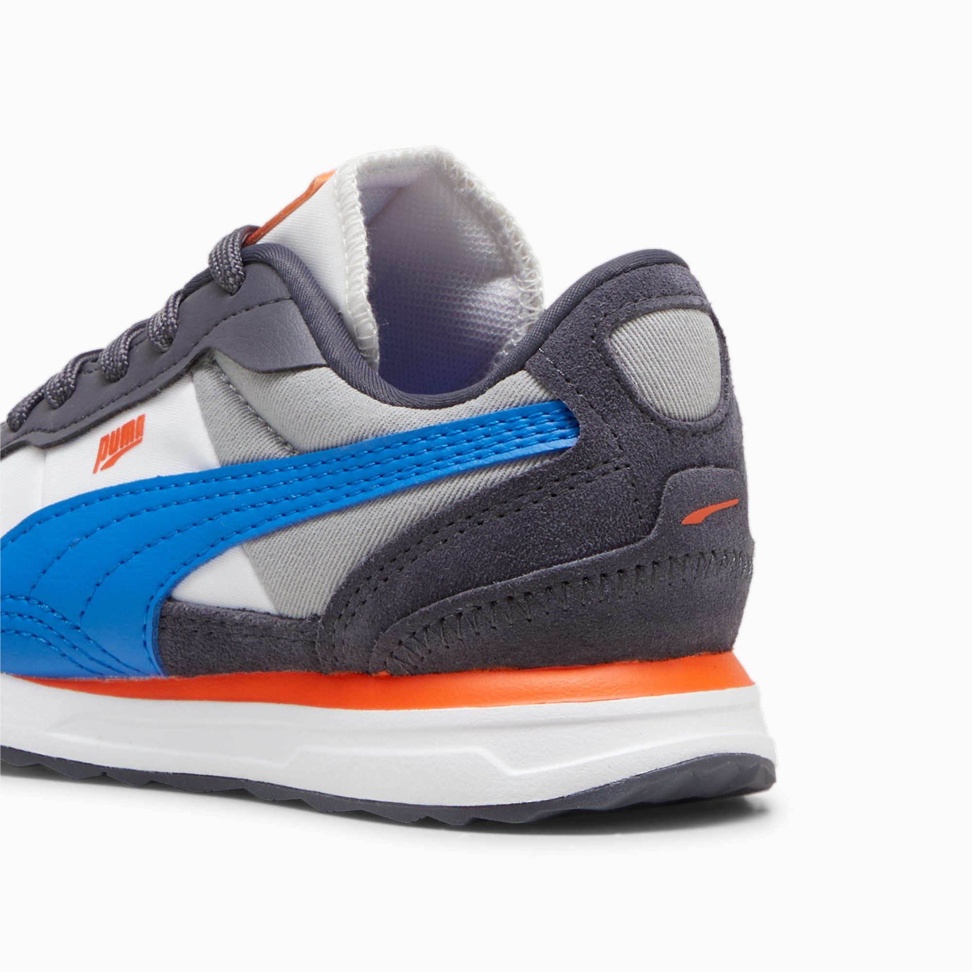 Road Rider BTS Sneakers Kids 4 8 years Galactic Gray Hyperlink Blue PUMA Kids PUMA