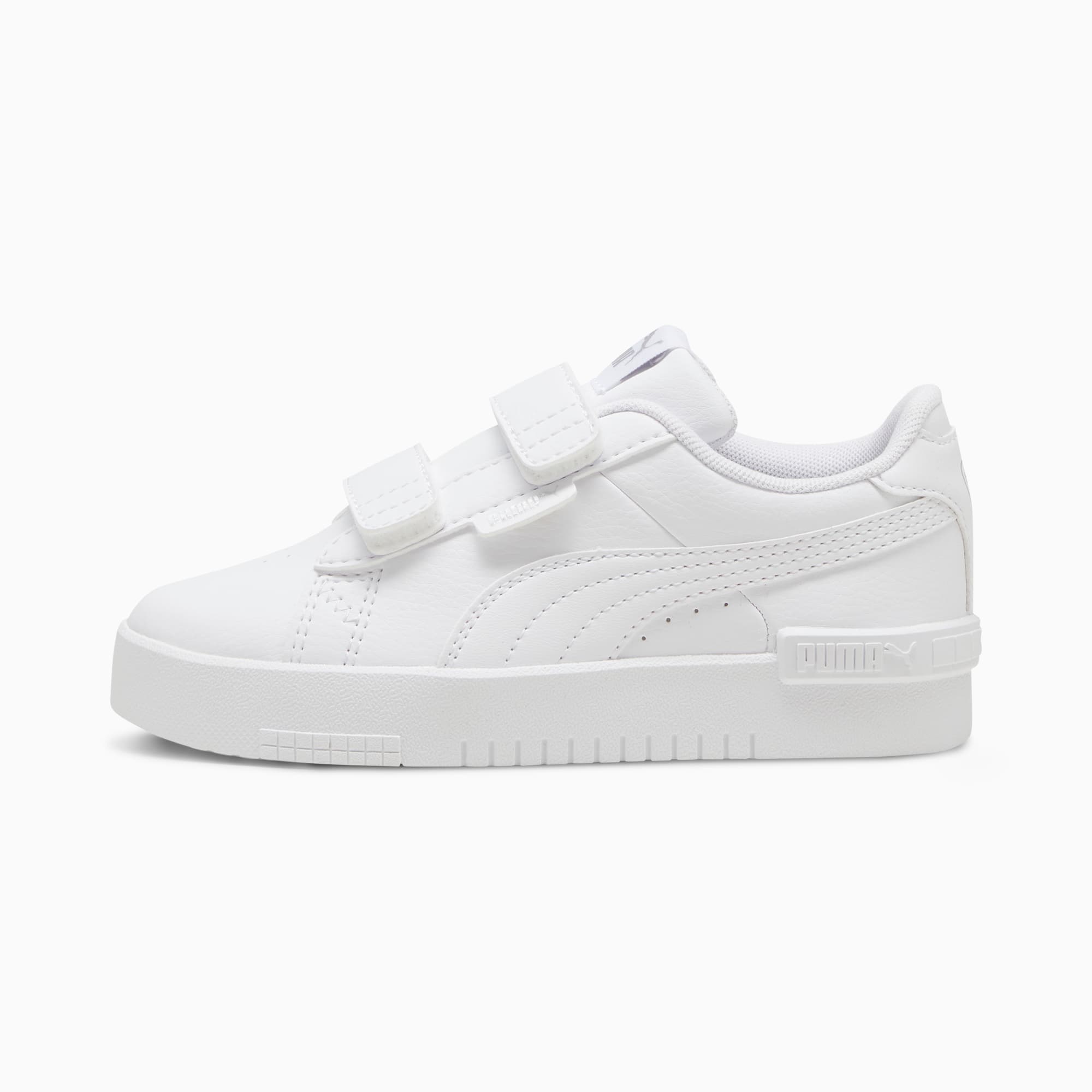 PUMA Jada V Sneakers Girls White Silver Size 2 Kids