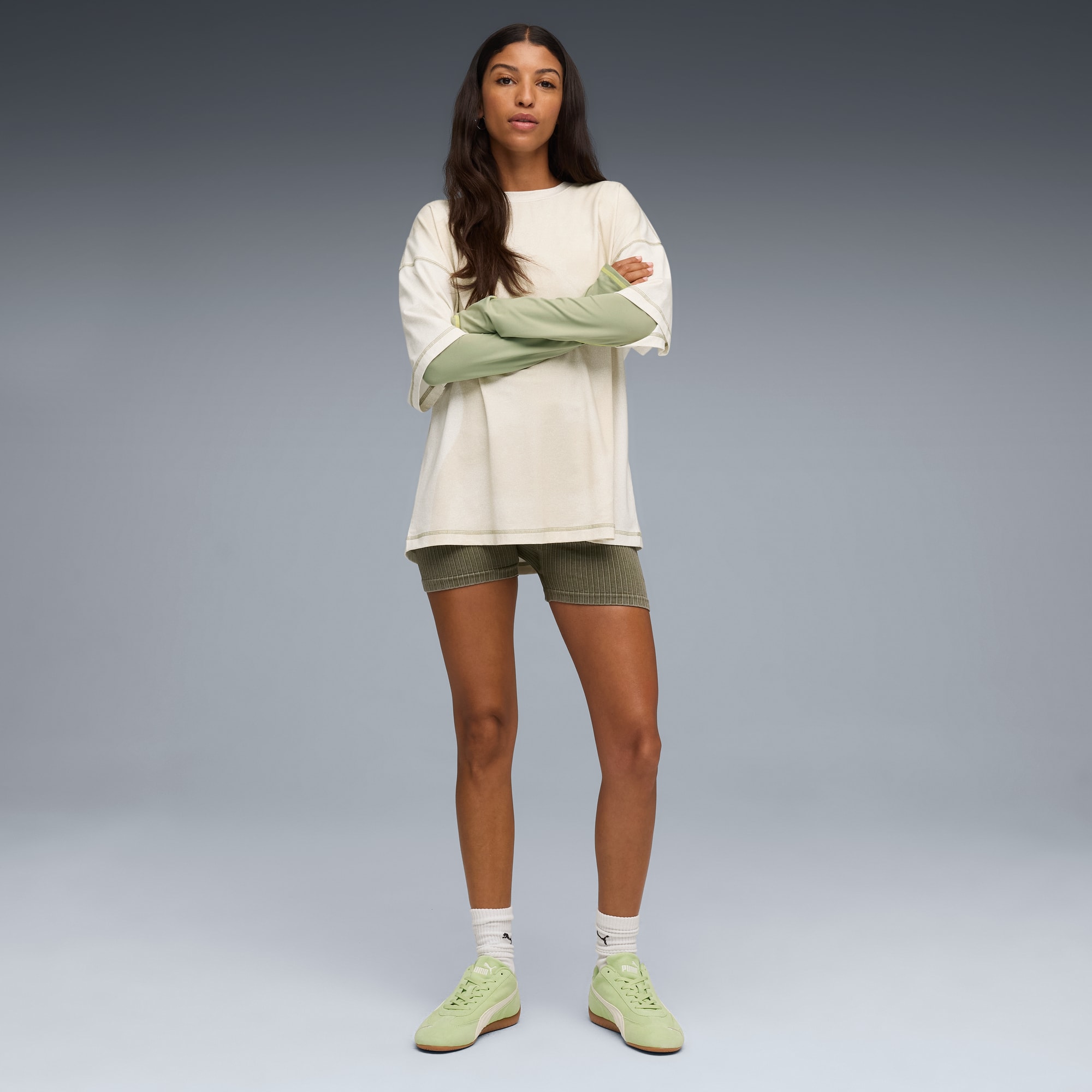Sneakers Speedcat OG, Pistachio Green-Warm White, large