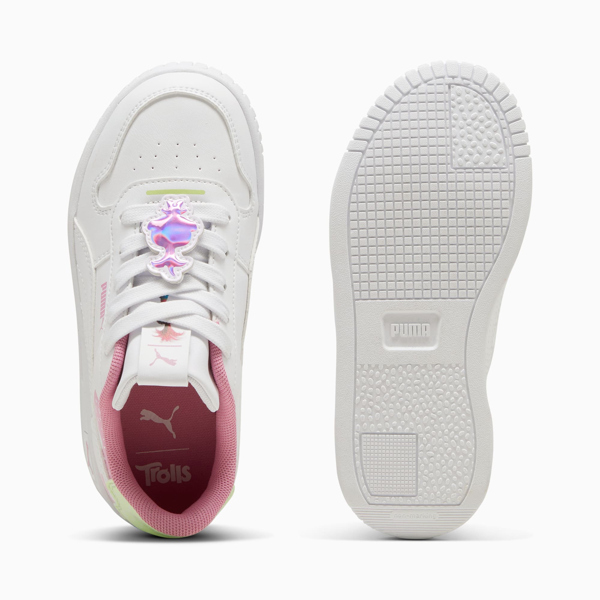 Puma white pale pink best sale